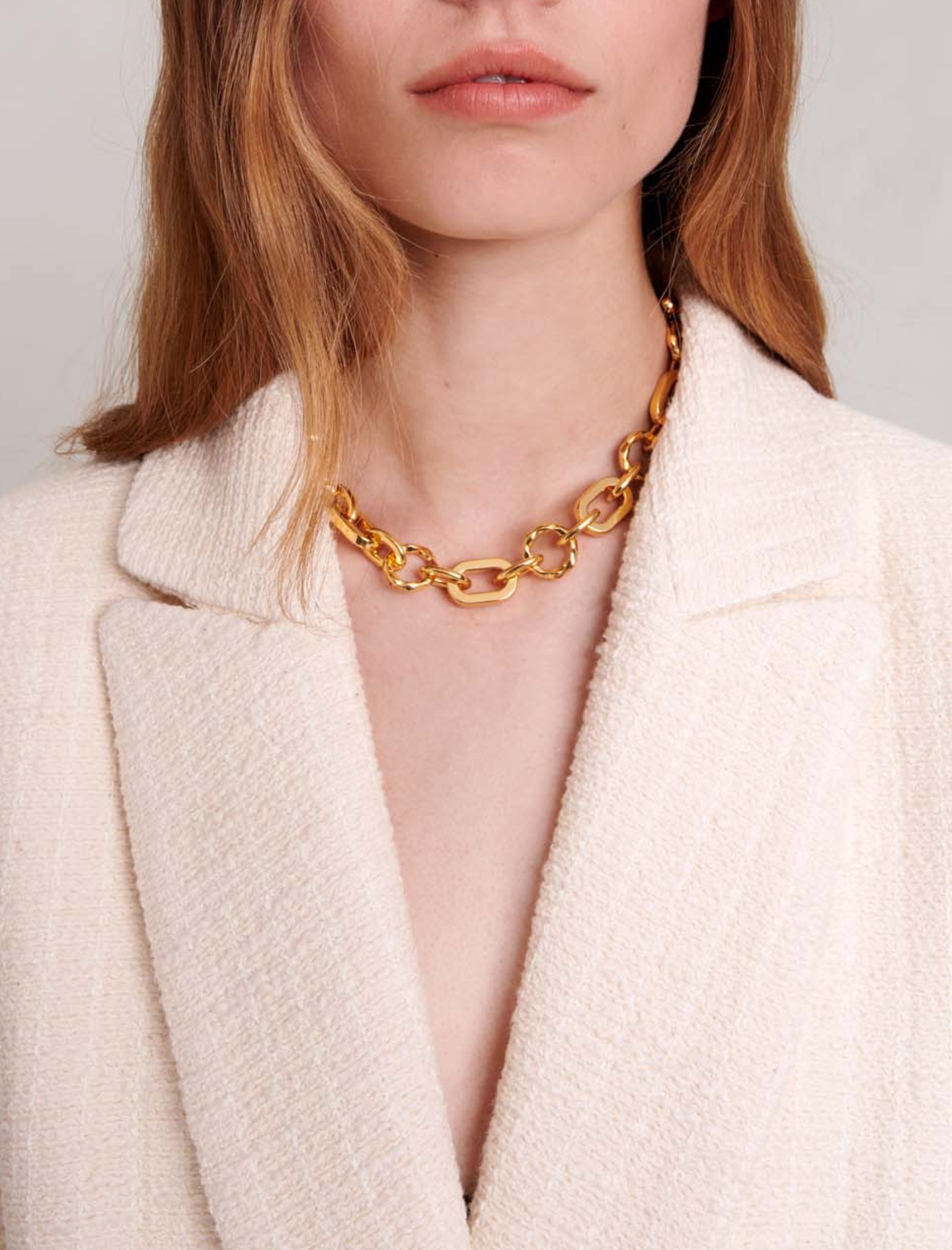 Tweed blazer - White