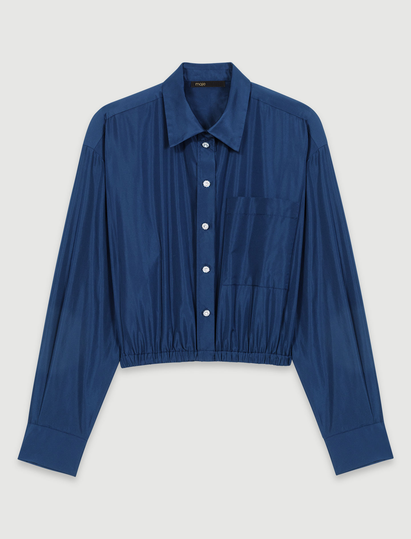 Cropped shirt - Navy