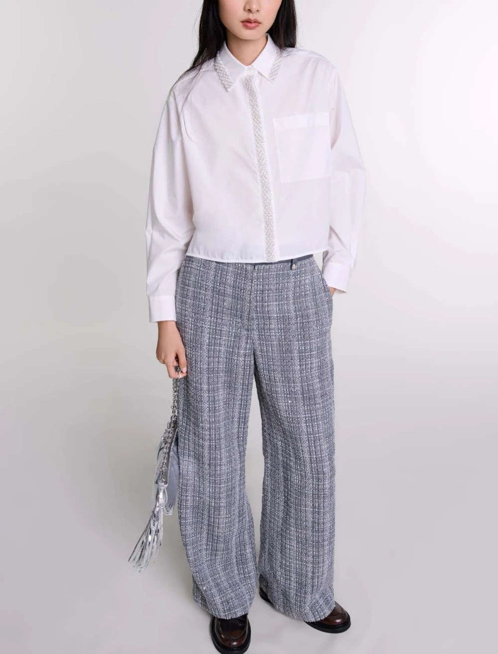 Tweed trousers - Grey