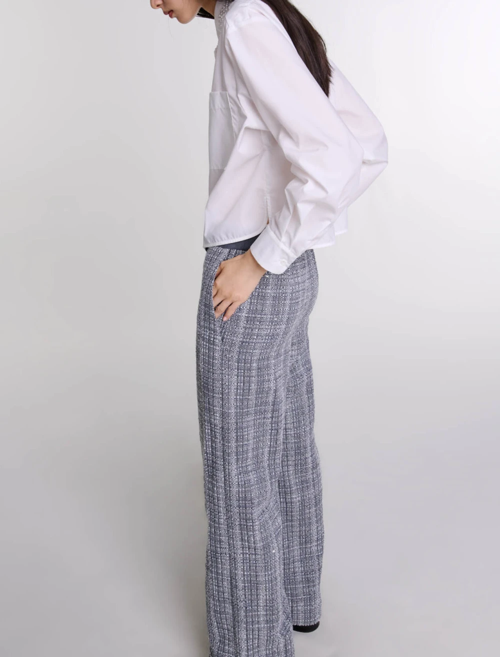 Tweed trousers - Grey