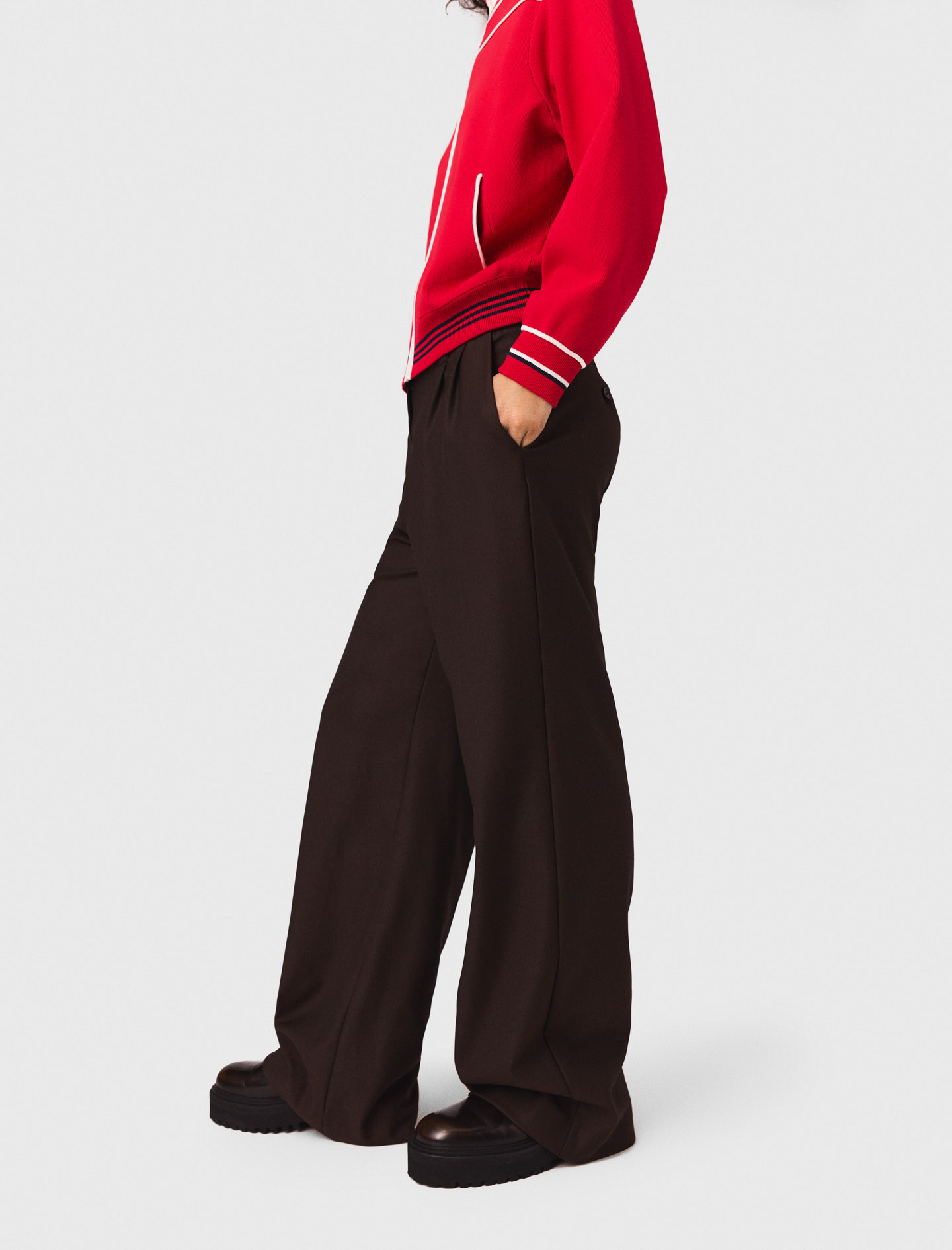 Suit trousers - Brown