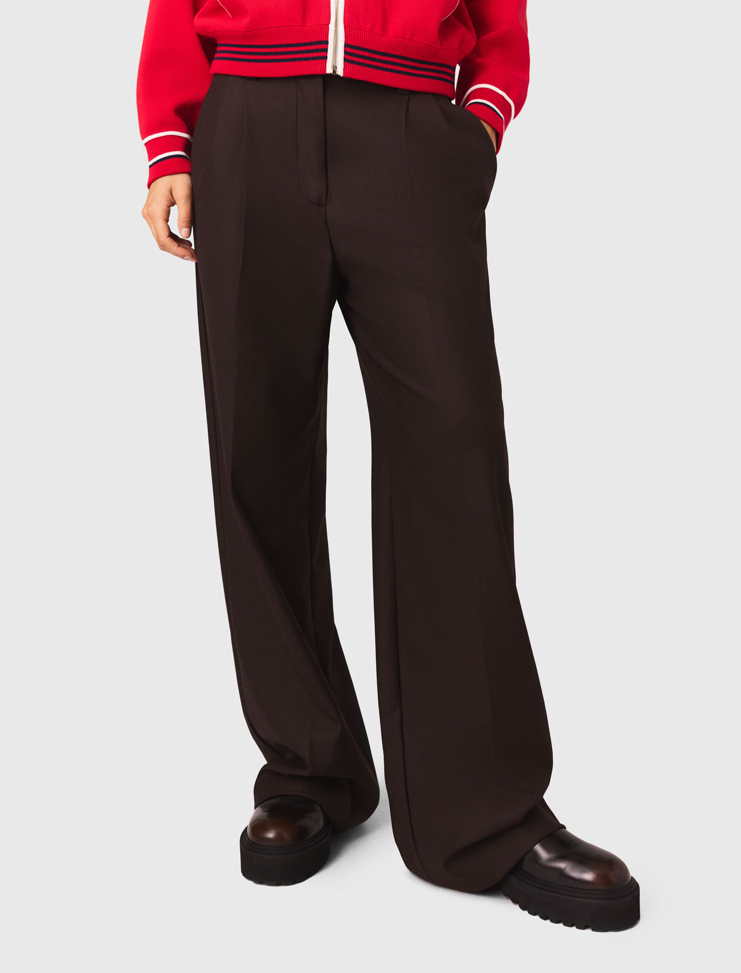 Suit trousers - Brown