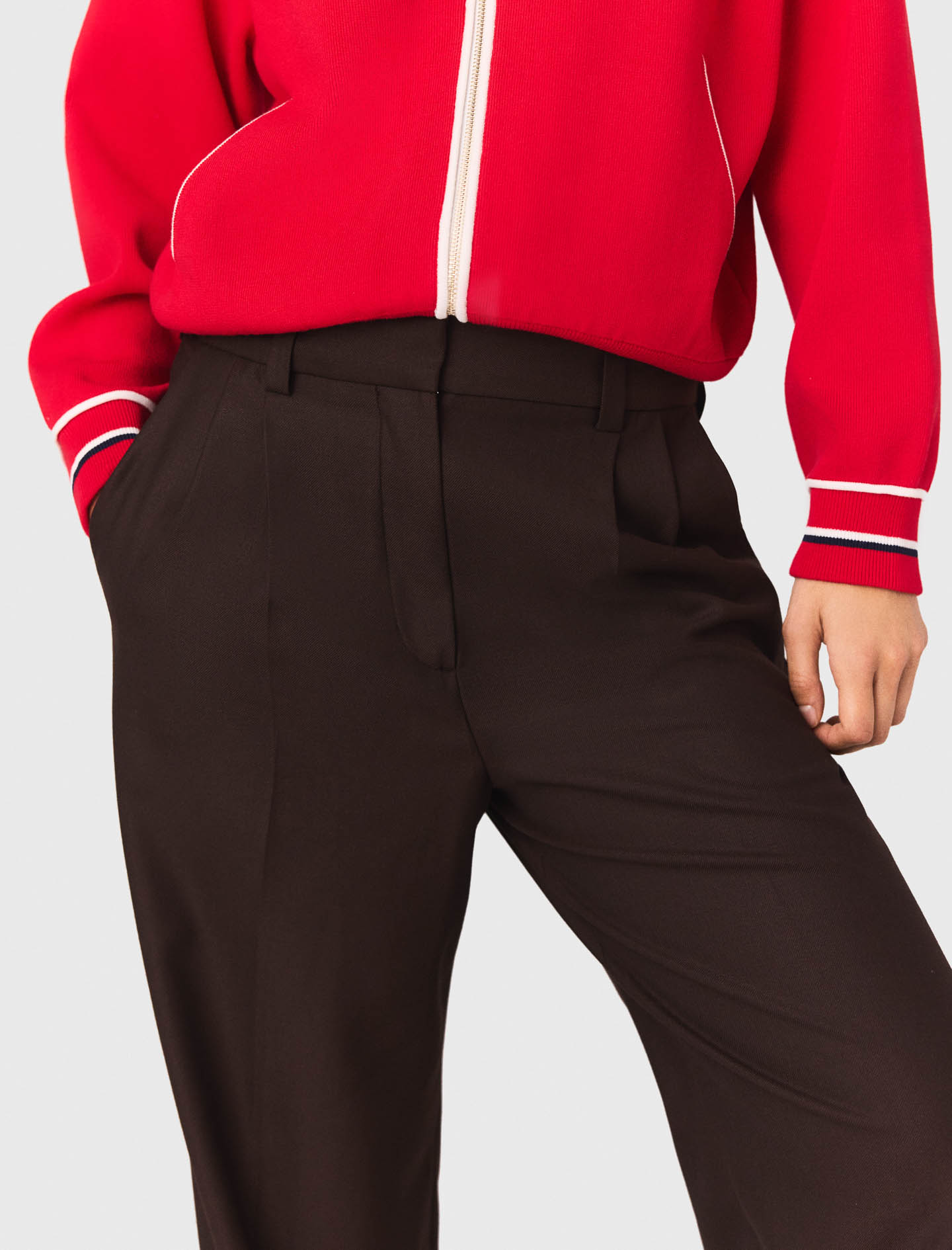 Suit trousers - Brown