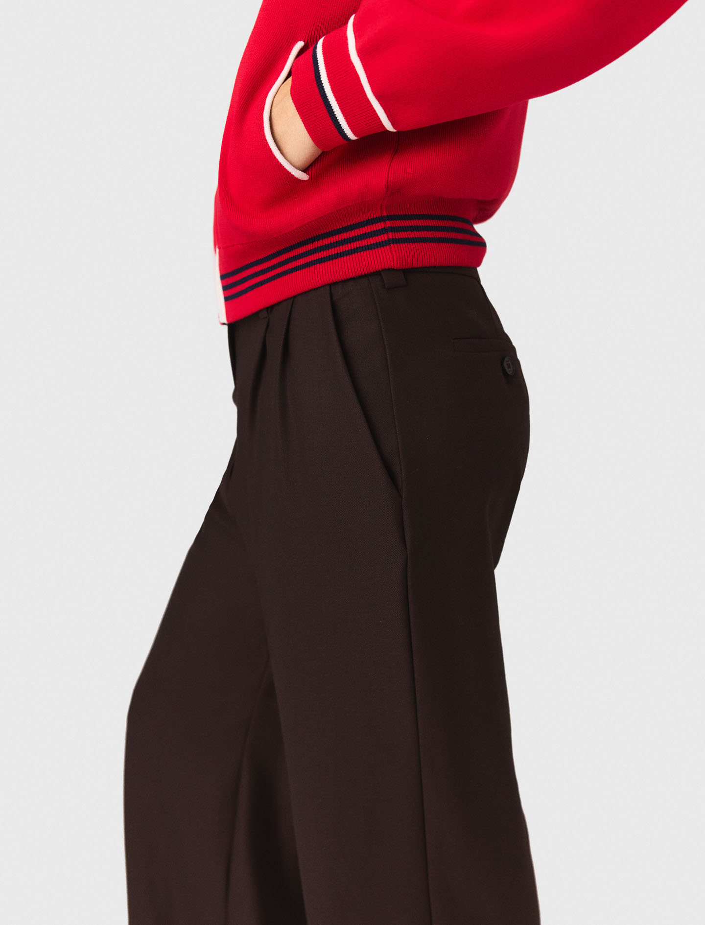 Suit trousers - Brown