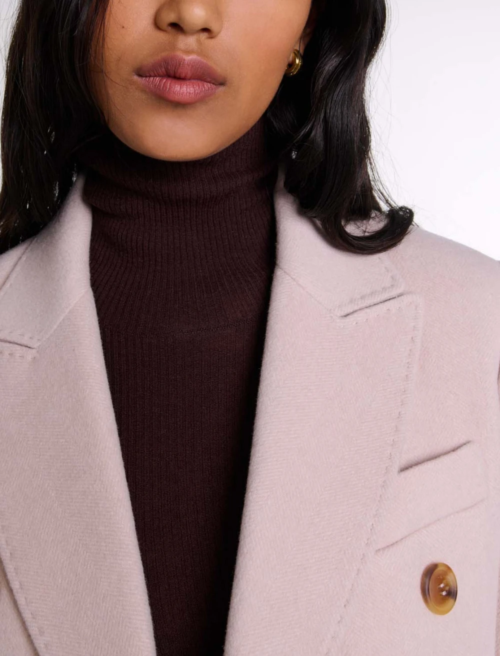 Long lined coat - Ecru