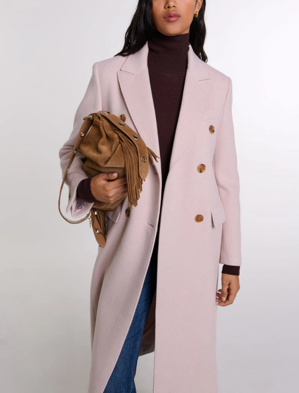 Long lined coat - Ecru
