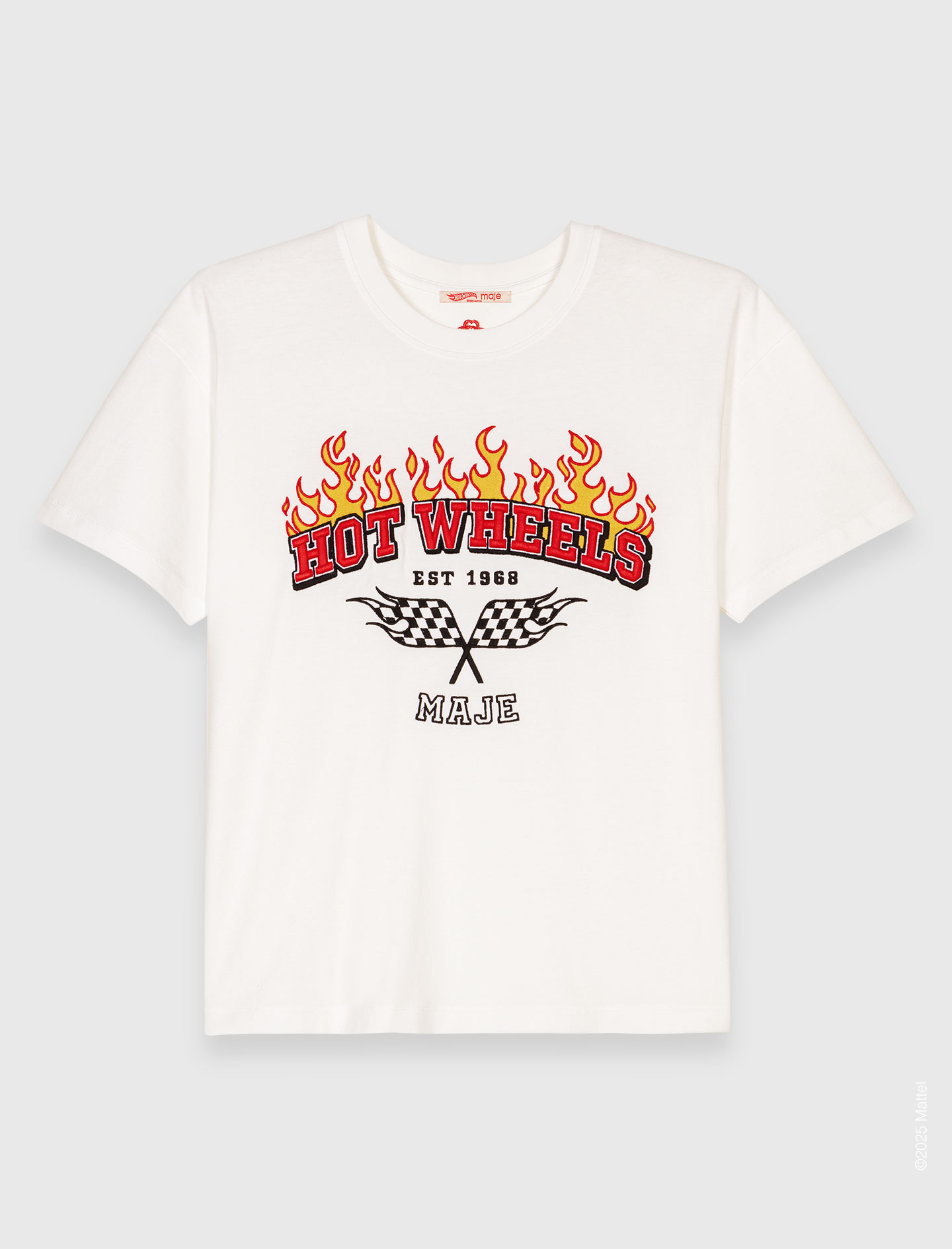 Embroidered T shirt - White