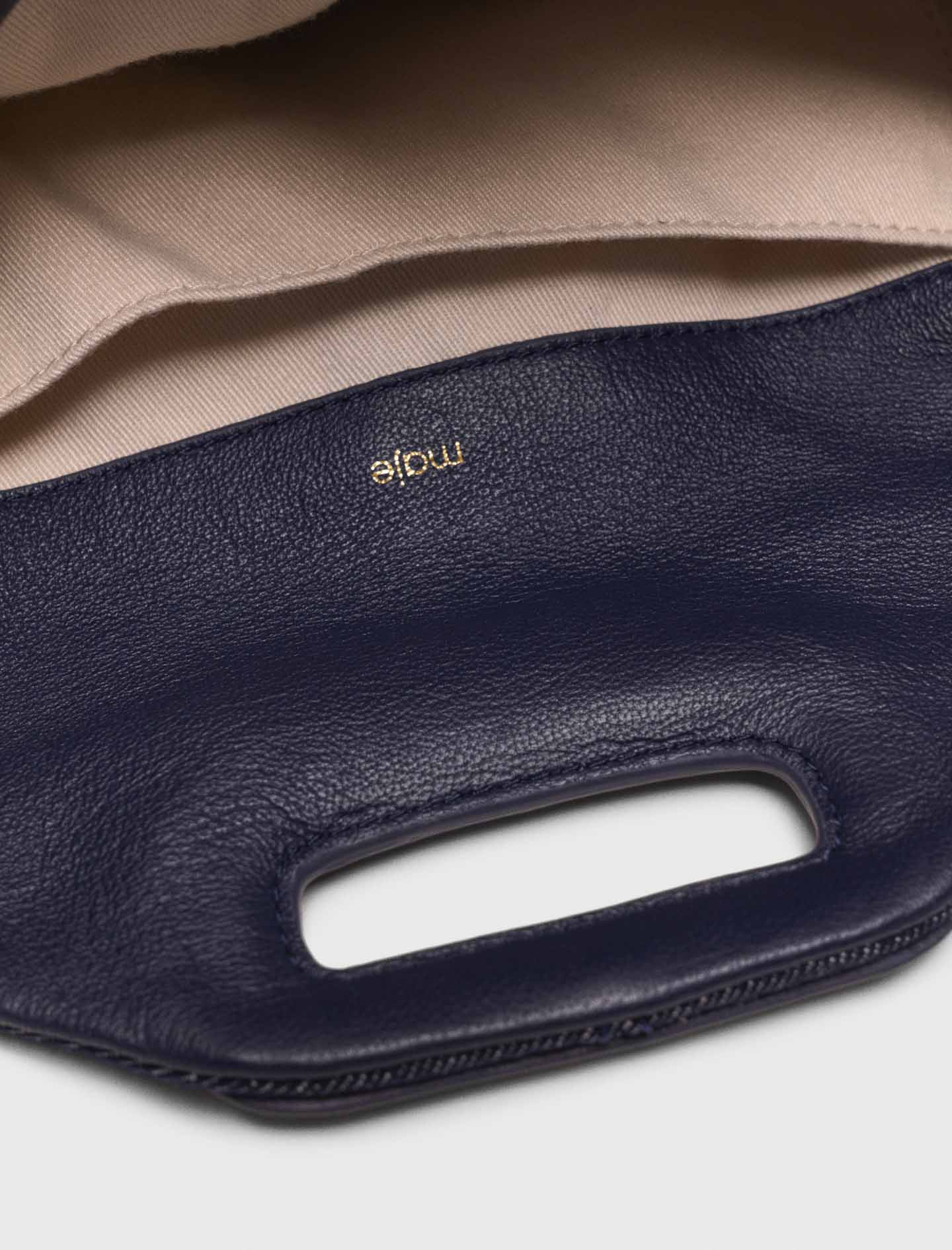 Miss M pockets denim bag - Navy