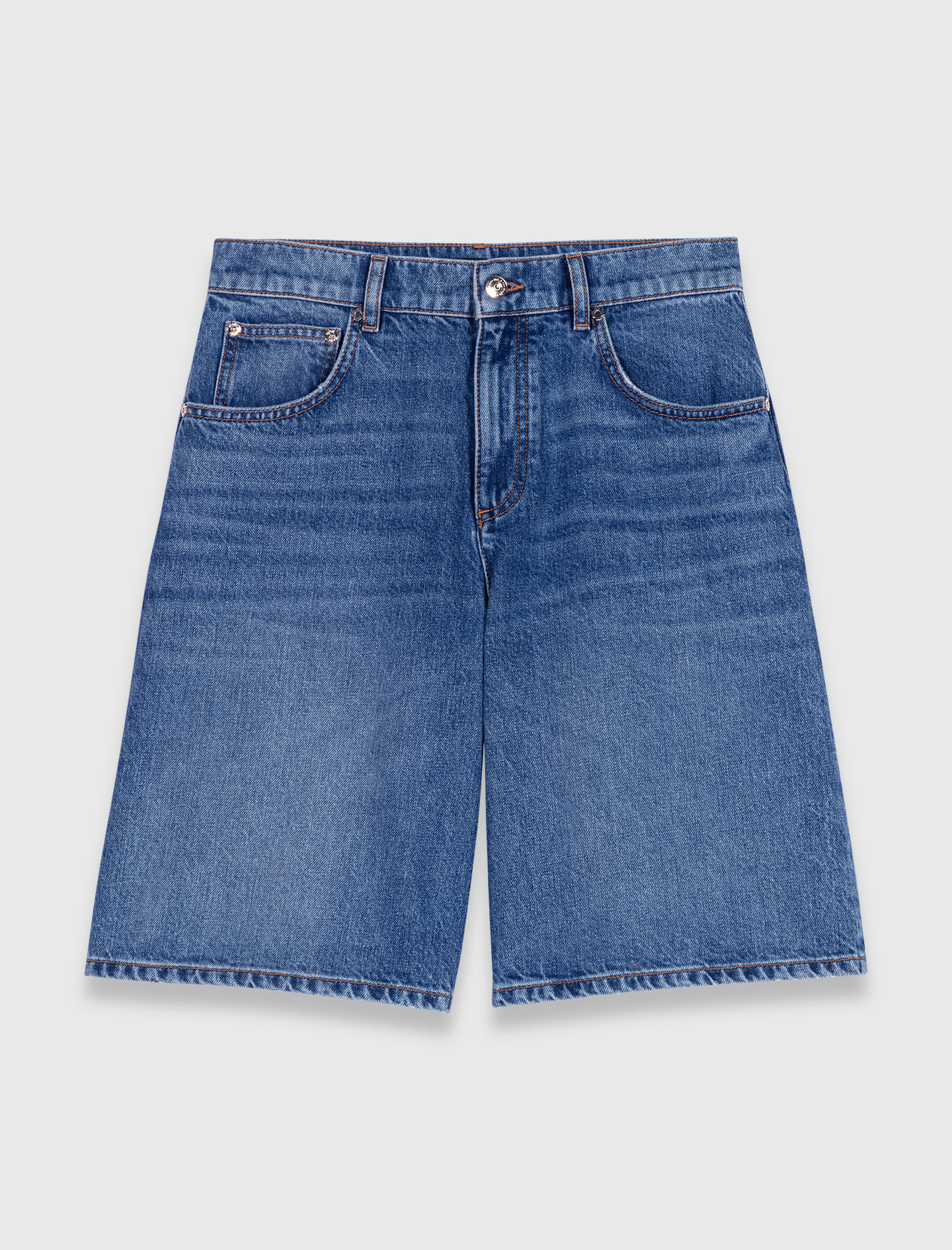 Denim bermuda shorts - Denim