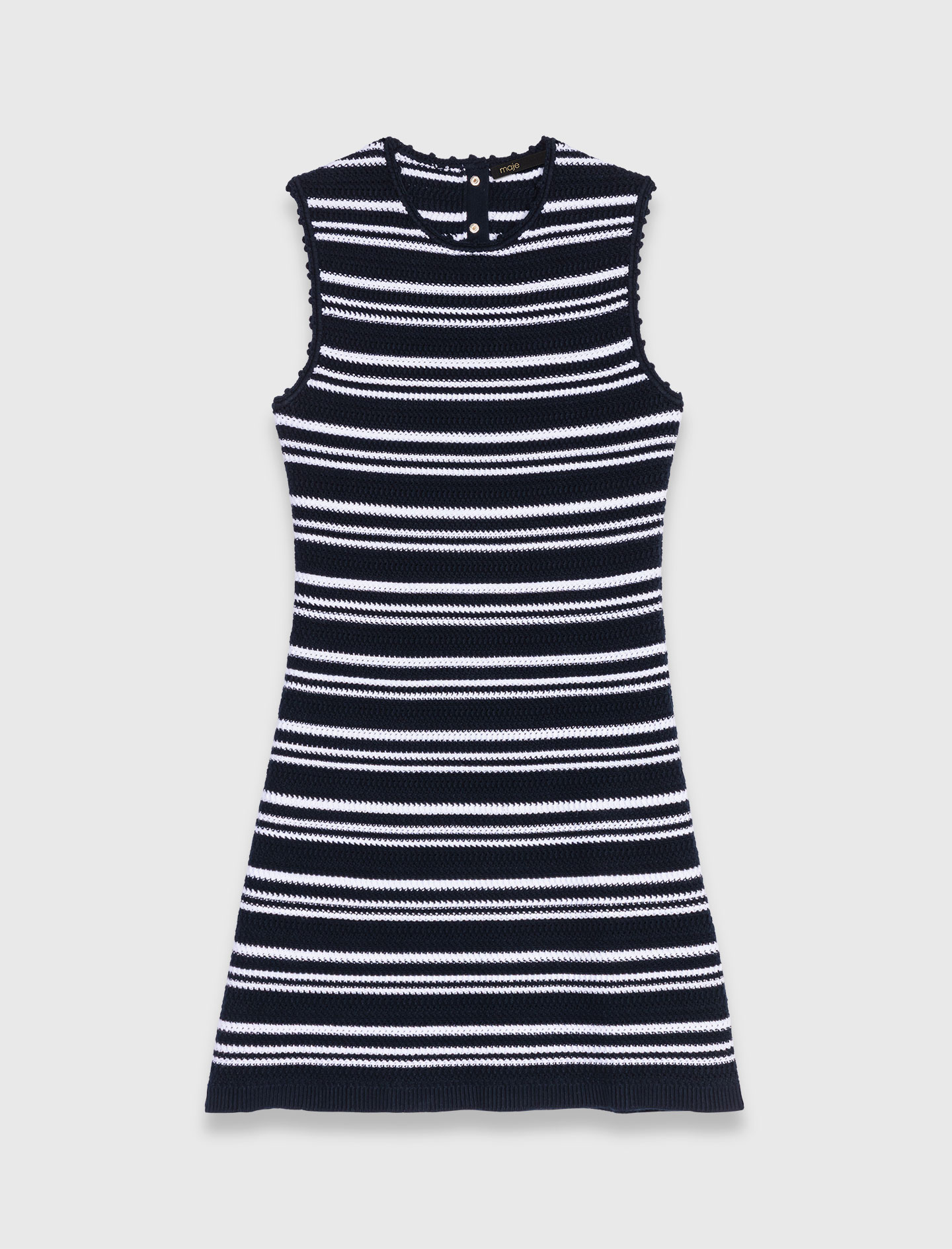 Short crochet dress - Navy