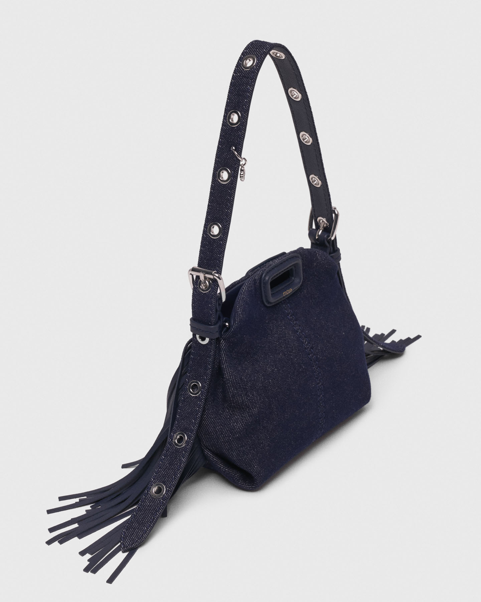 Miss M micro denim bag - Navy