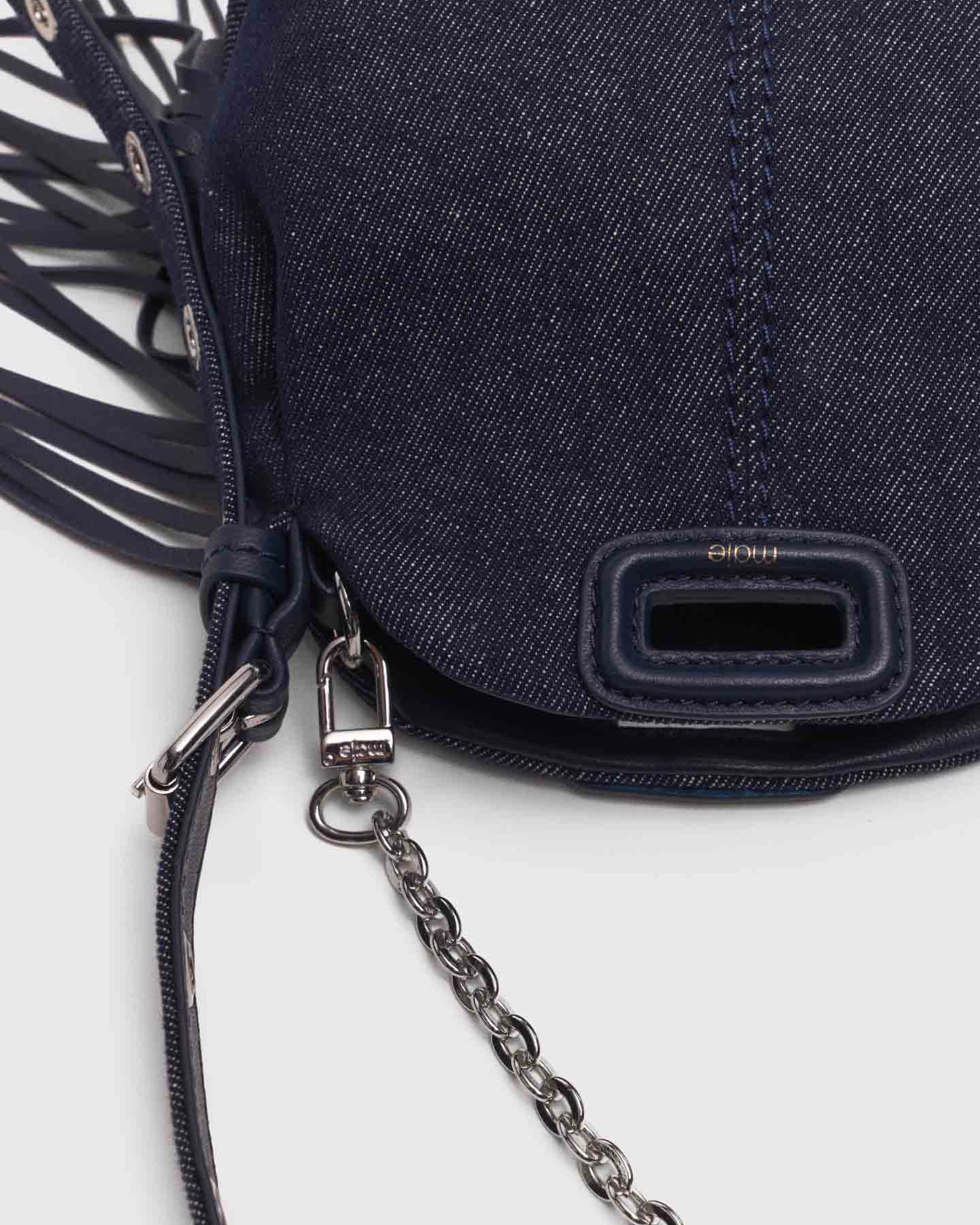 Miss M micro denim bag - Navy