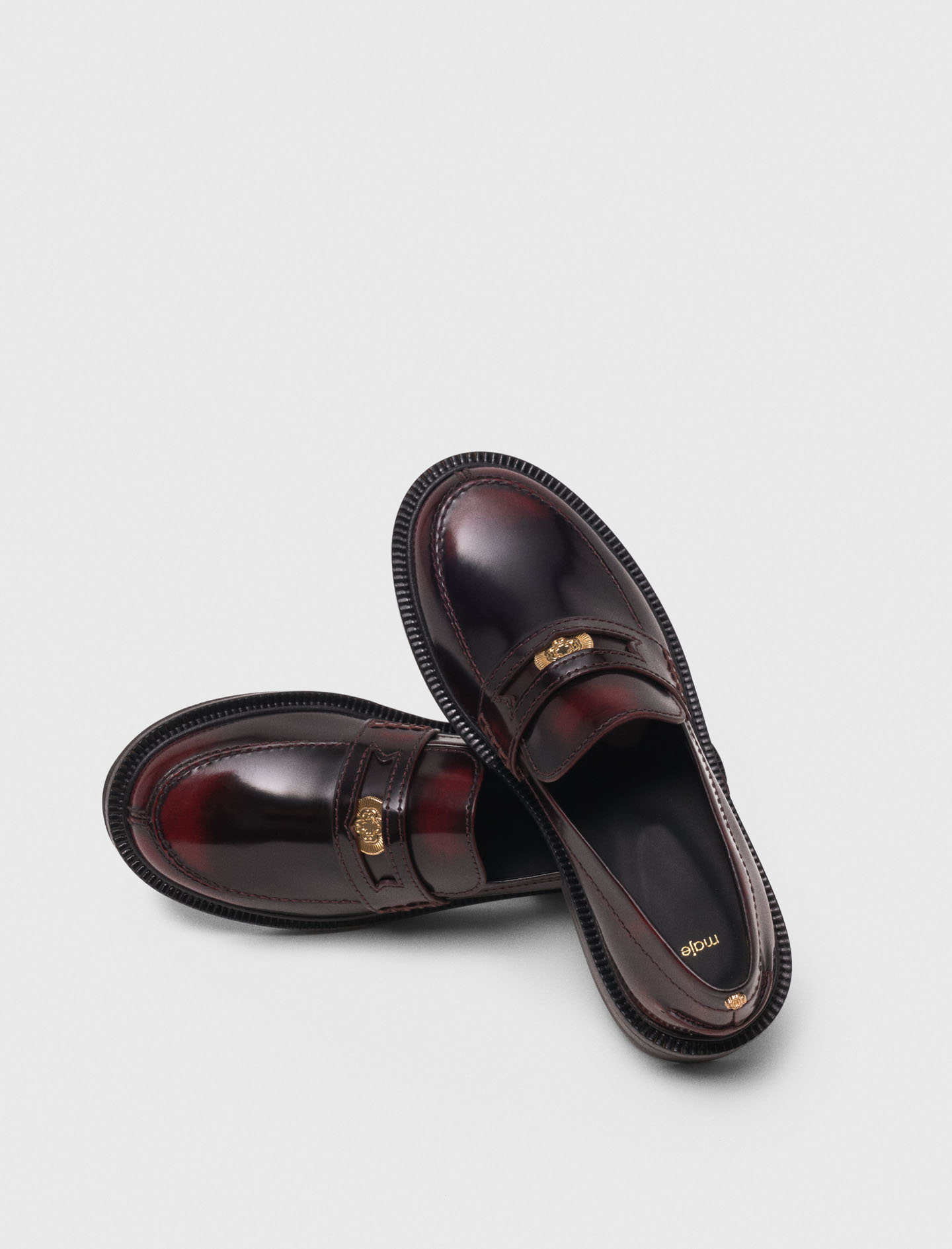 Leather loafers - Bordeaux