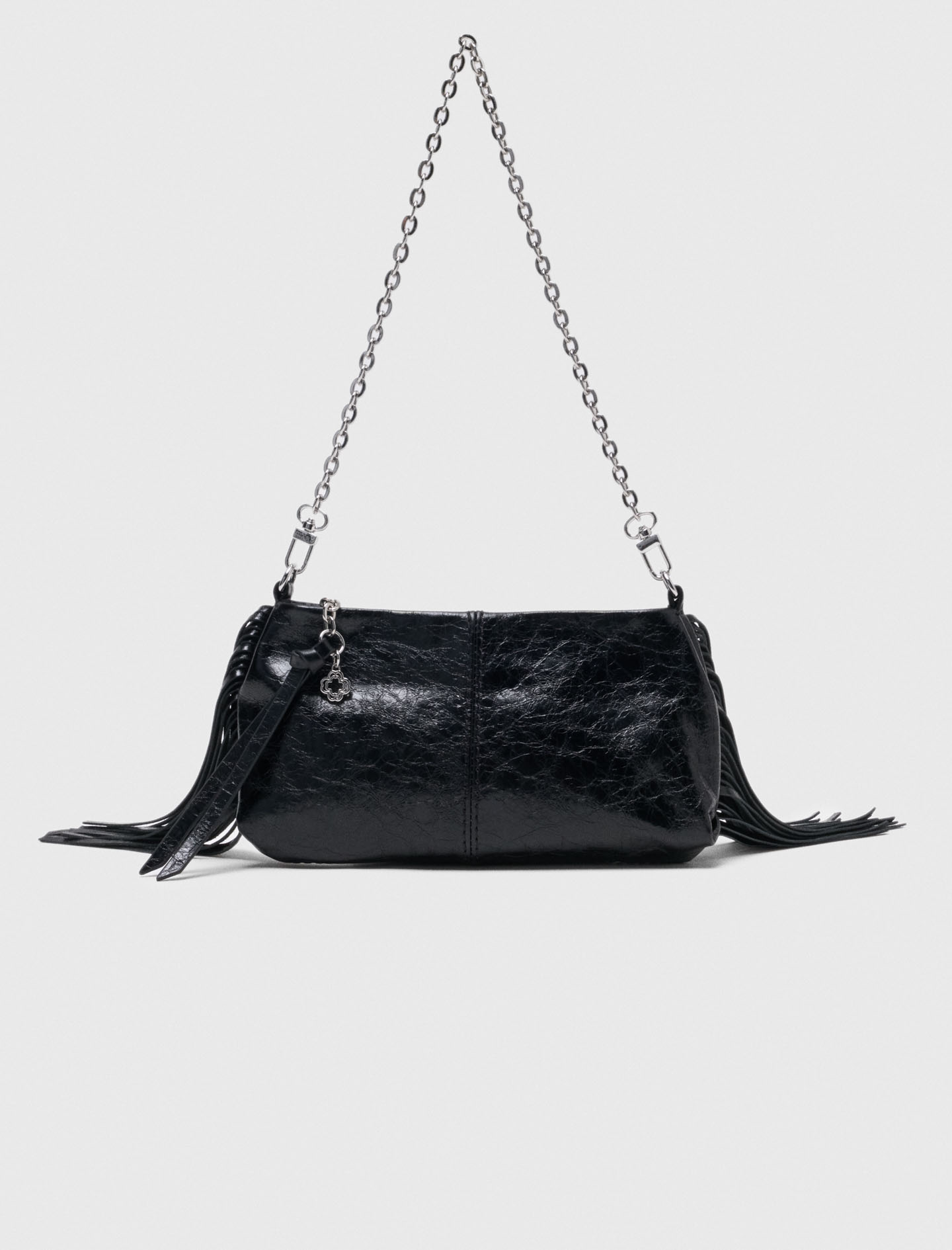 Patent leather Miss M clutch bag - Black