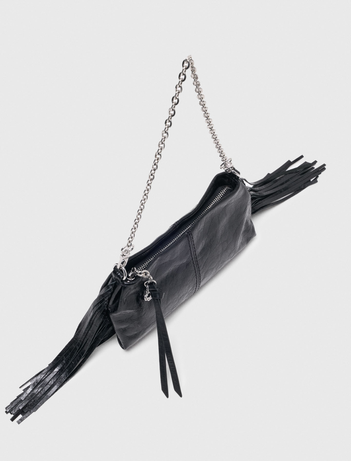 Patent leather Miss M clutch bag - Black