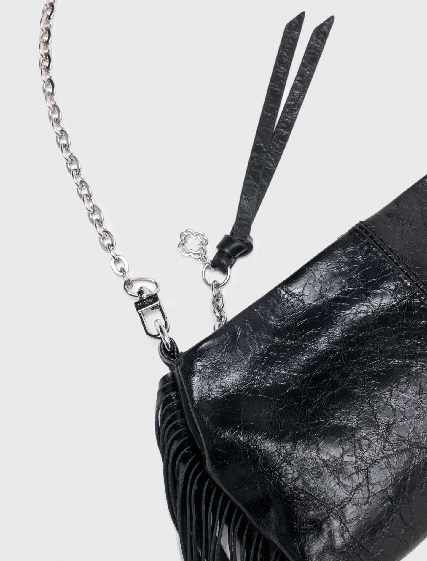 Patent leather Miss M clutch bag - Black