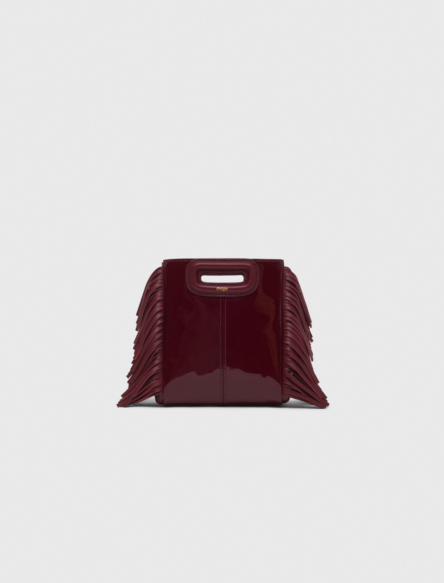 Smooth leather Miss M bag - Bordeaux