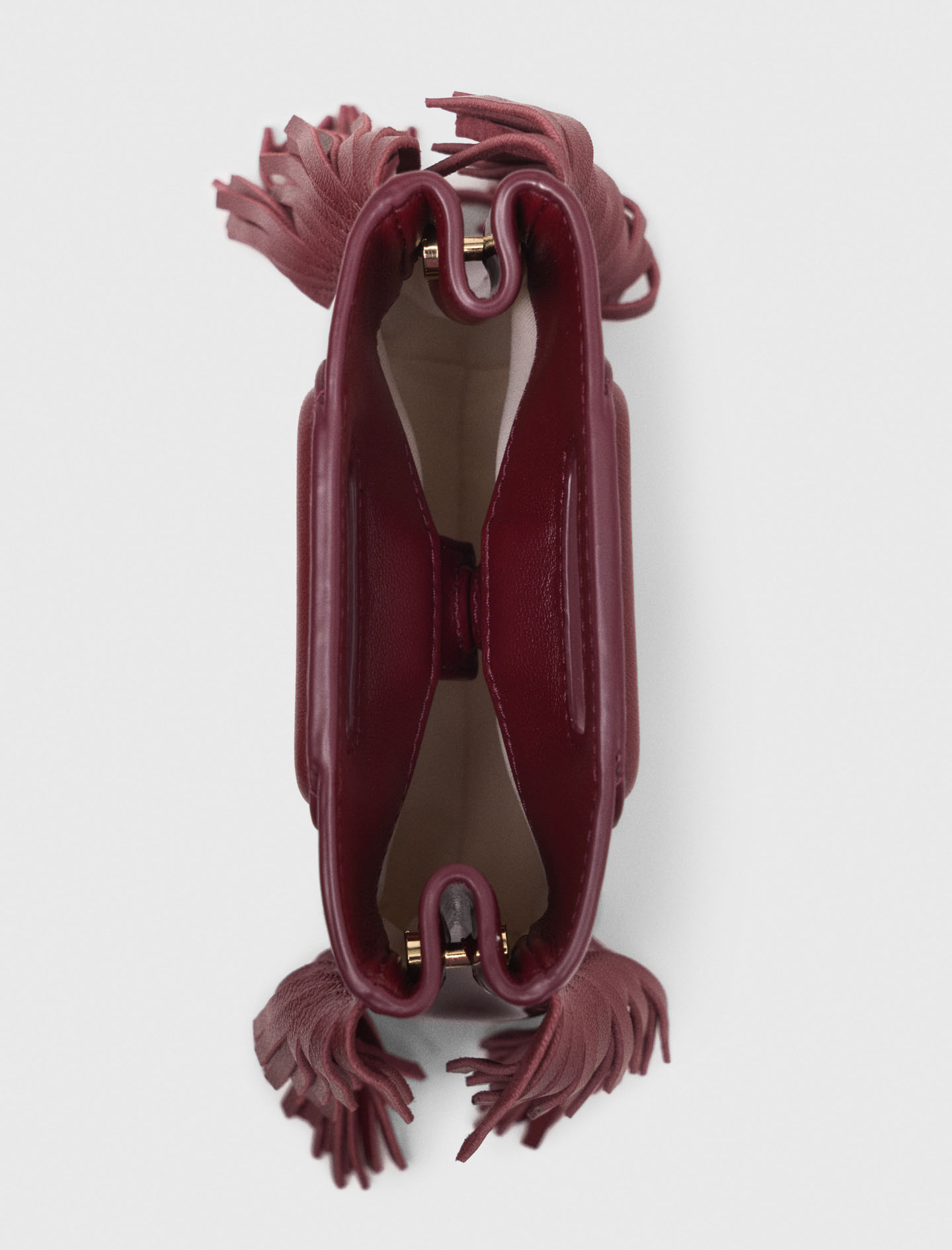 Smooth leather Miss M bag - Bordeaux