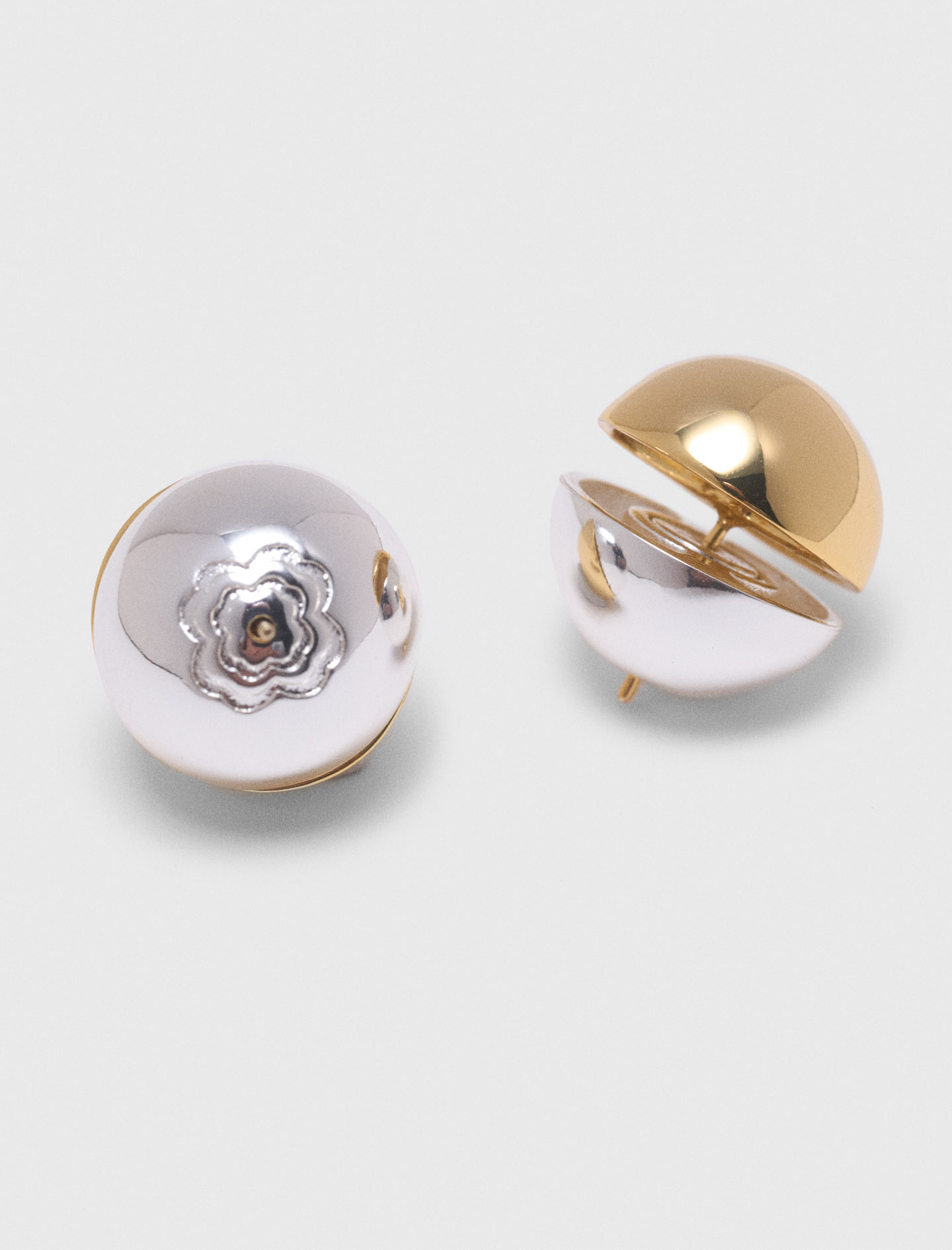Sphere earrings - Gold