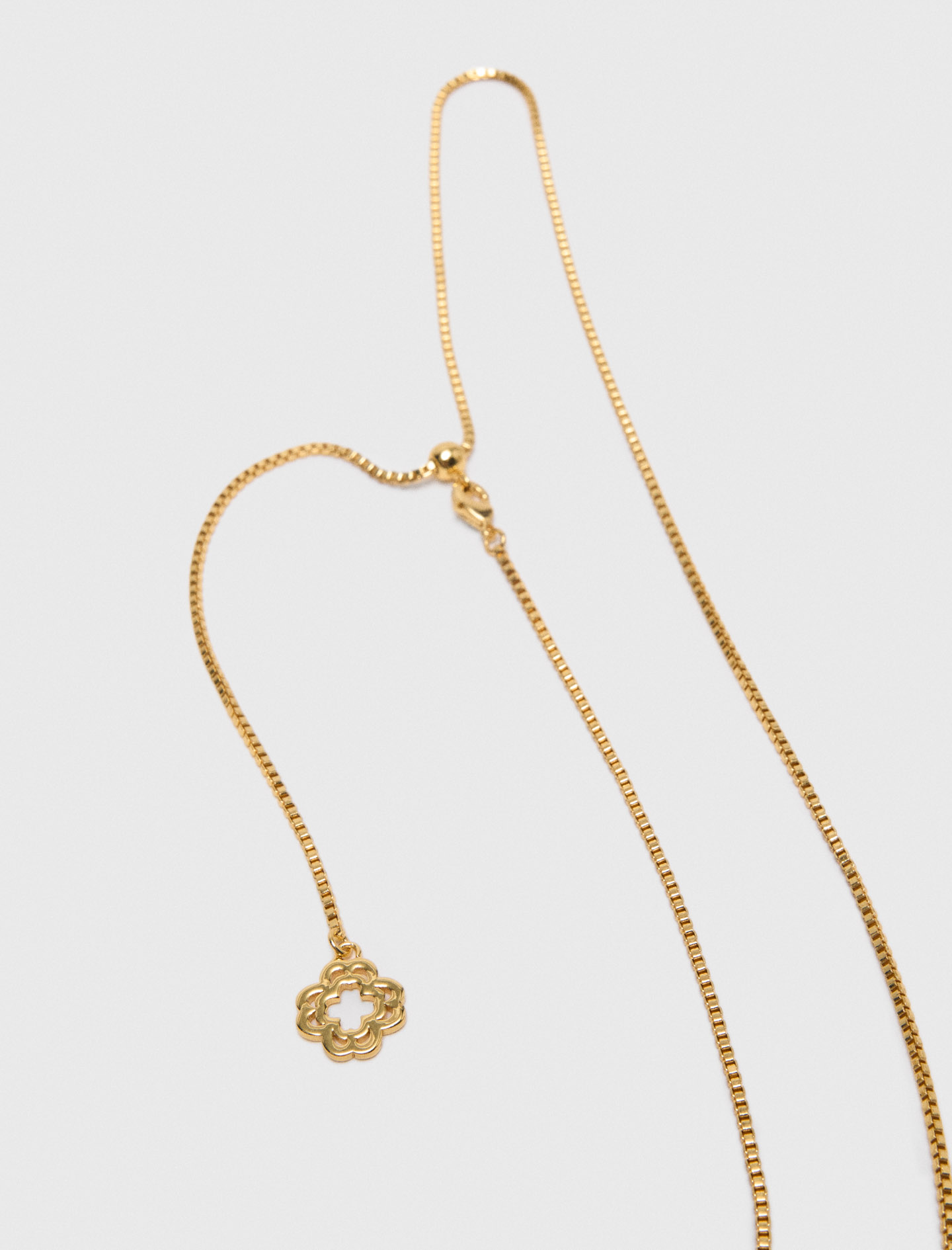 Zodiac sign plaque necklace Capricorn - Gold