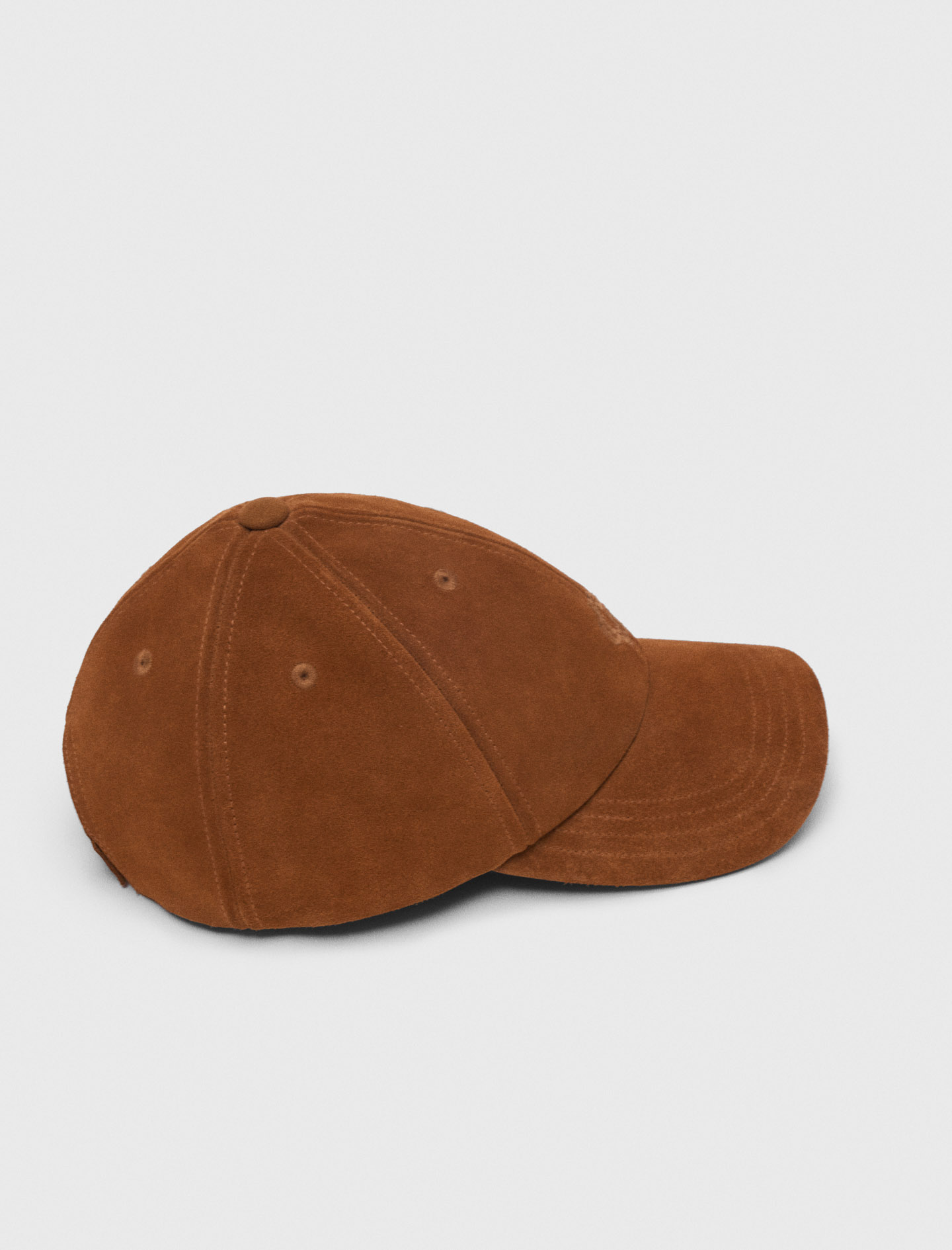 Suede cap - Brown