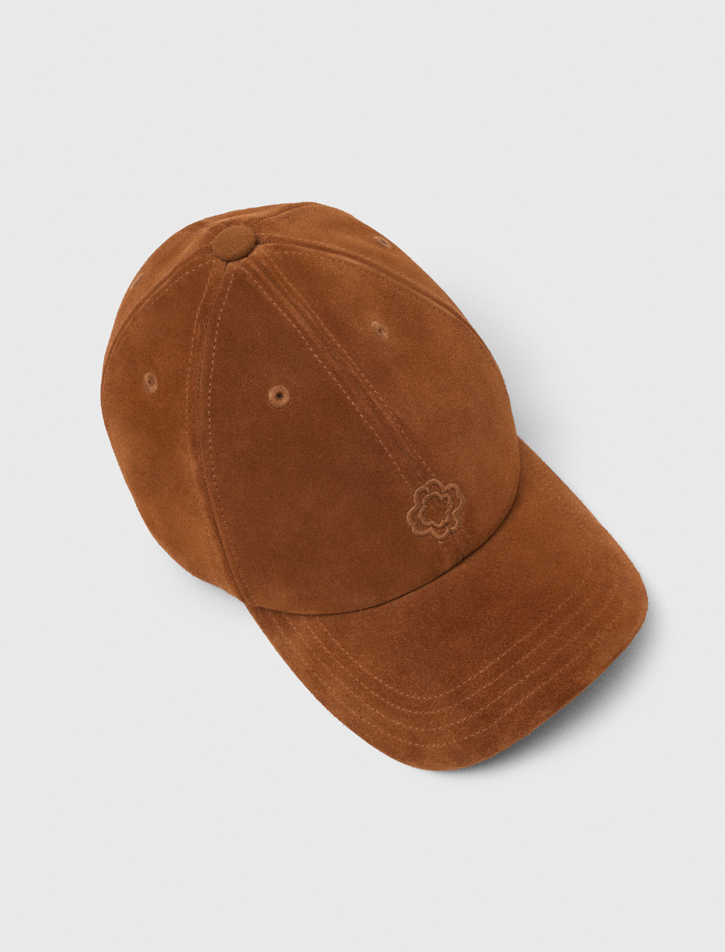 Suede cap - Brown