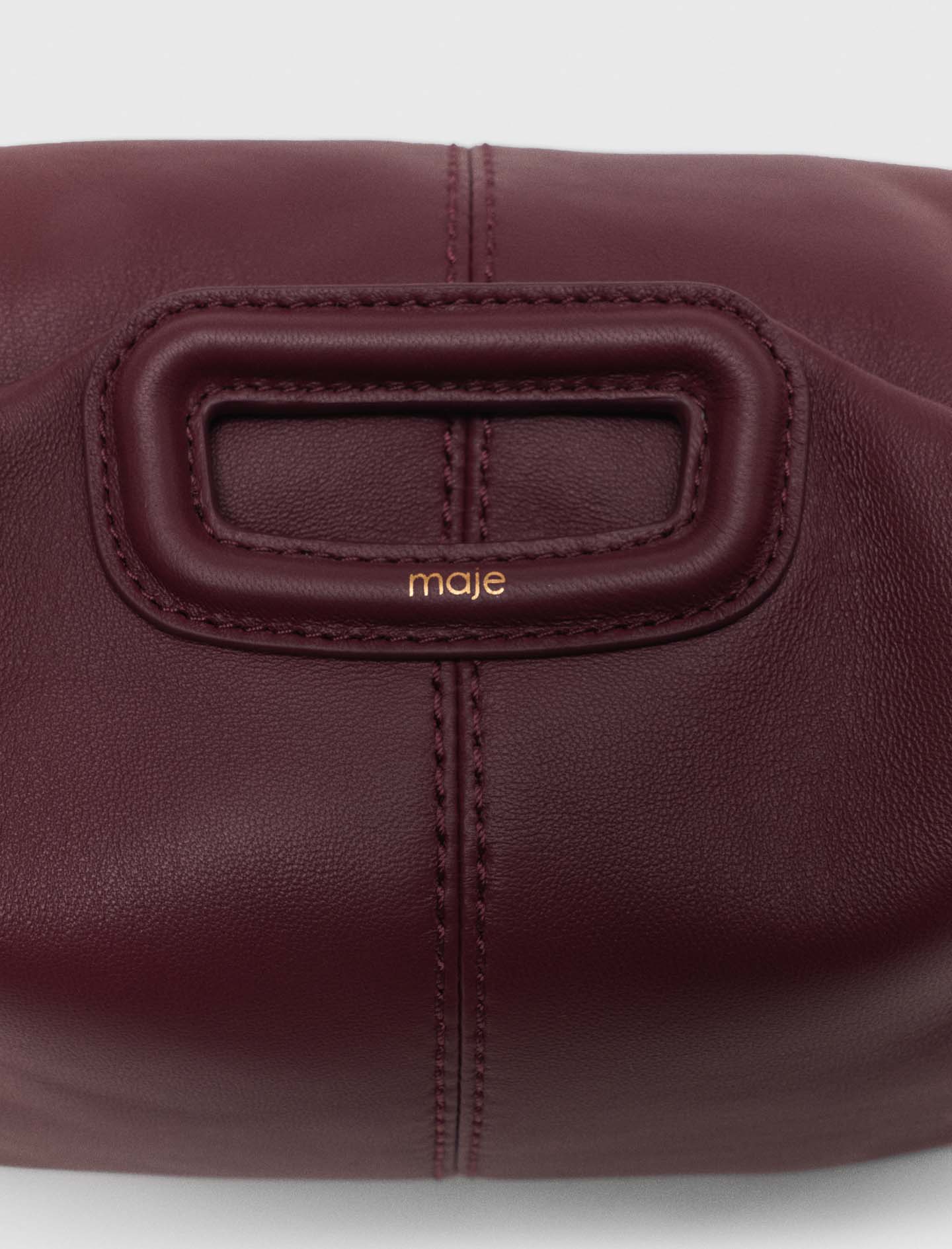 Smooth leather Miss M bag - Red