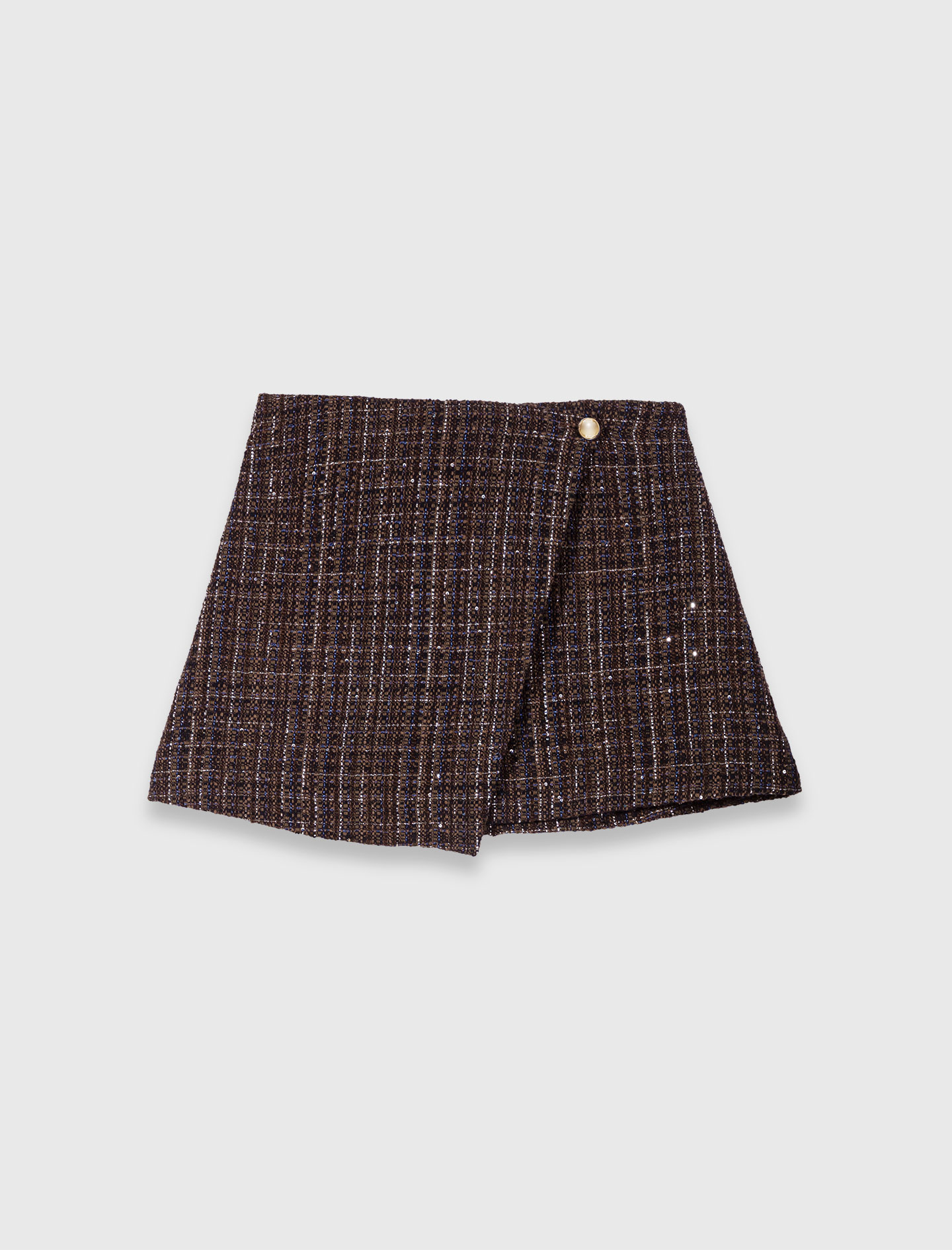Two in one short dress - Brown