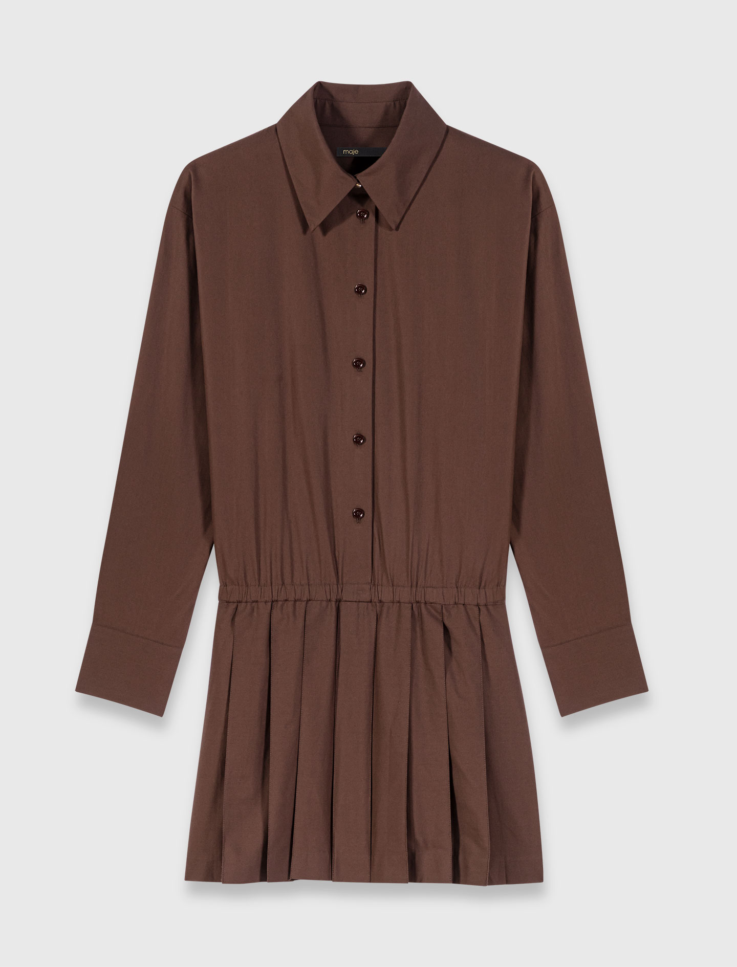 Two in one short dress - Brown