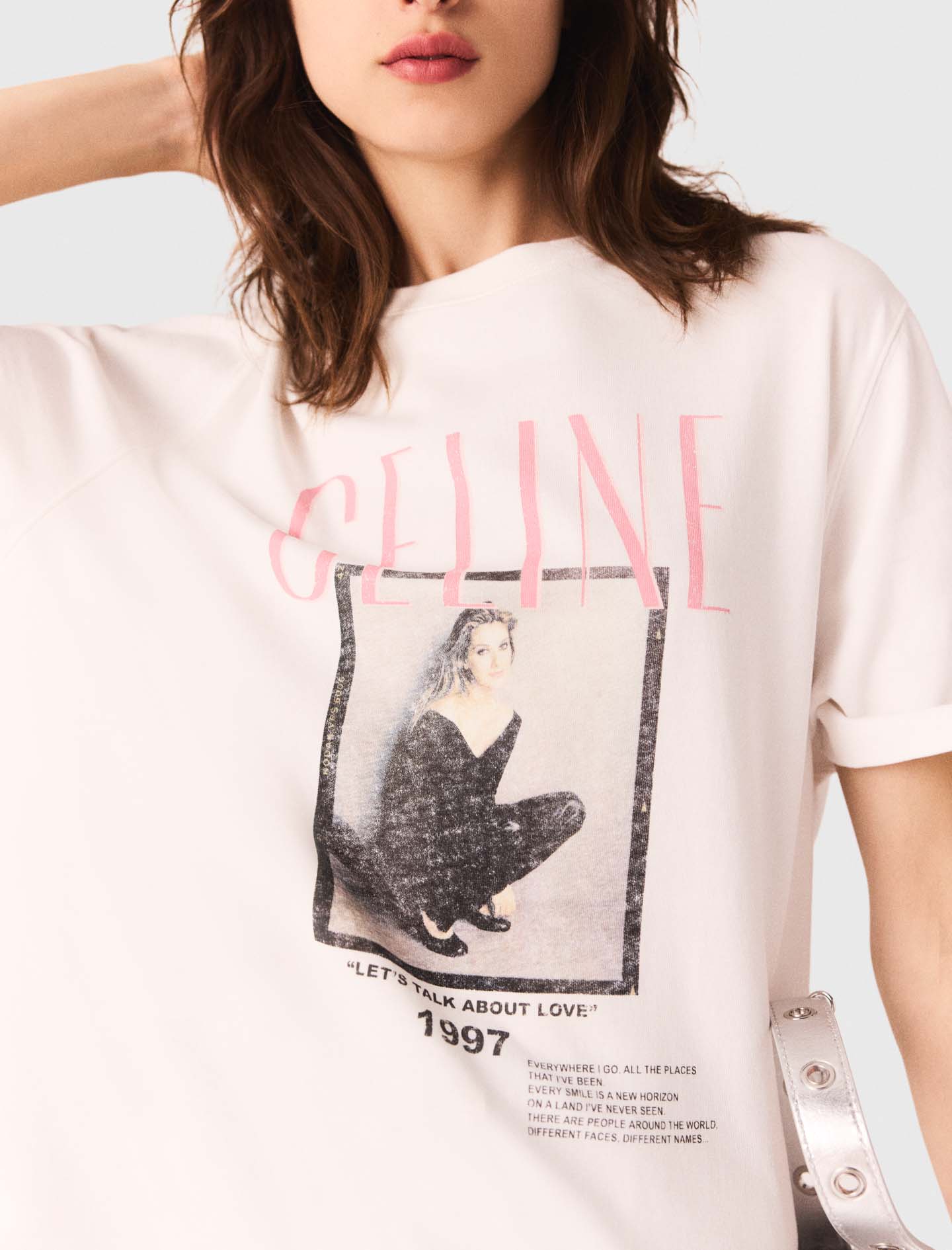 Maje x Céline Dion Tshirt - White