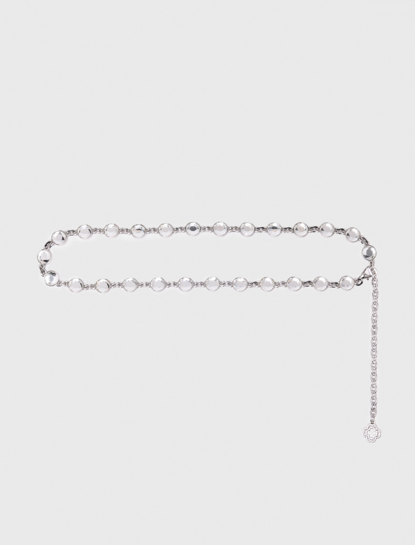 Rhinestone chain belt - Silver Rhinestone chain belt - Silver