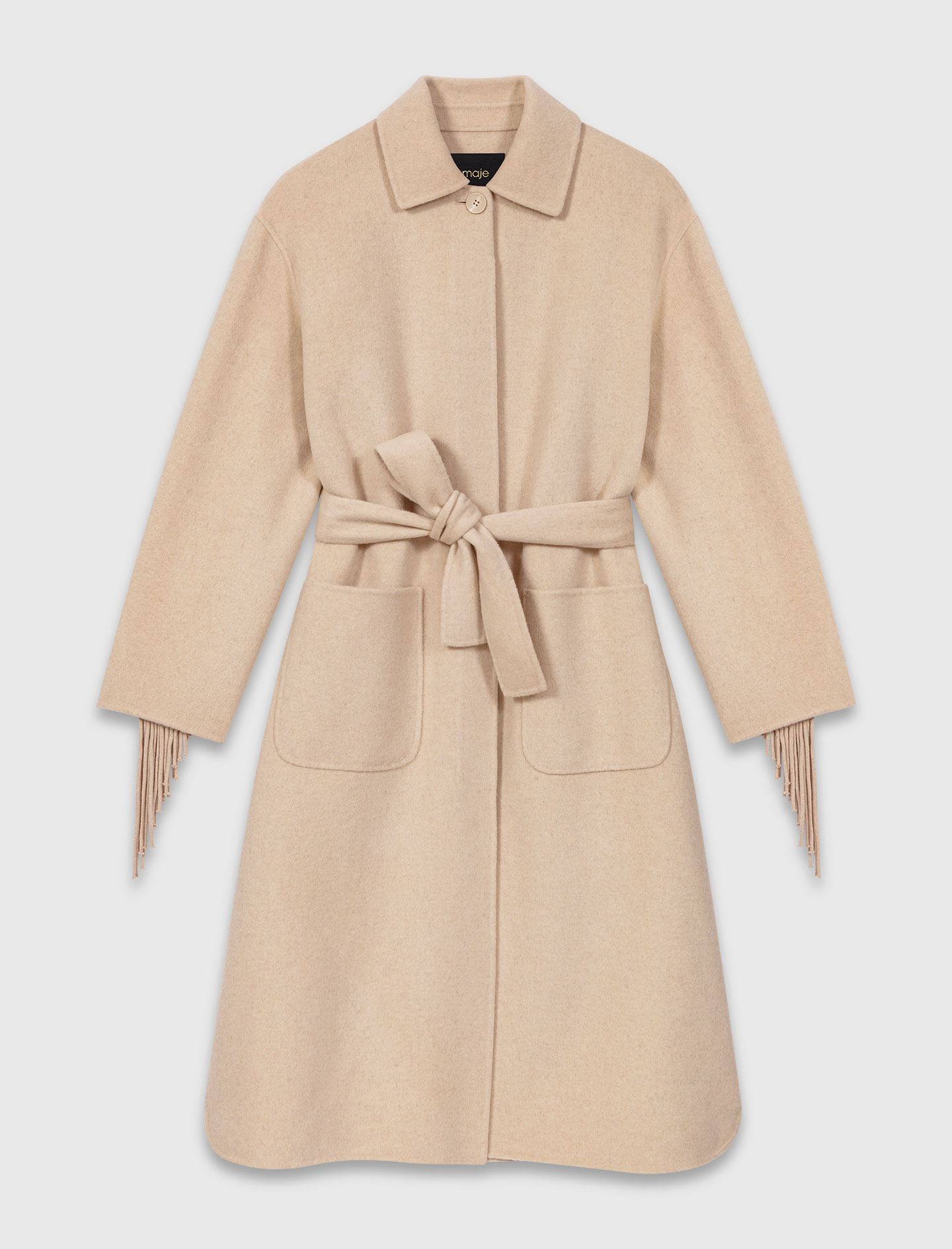 Long wool coat - Beige
