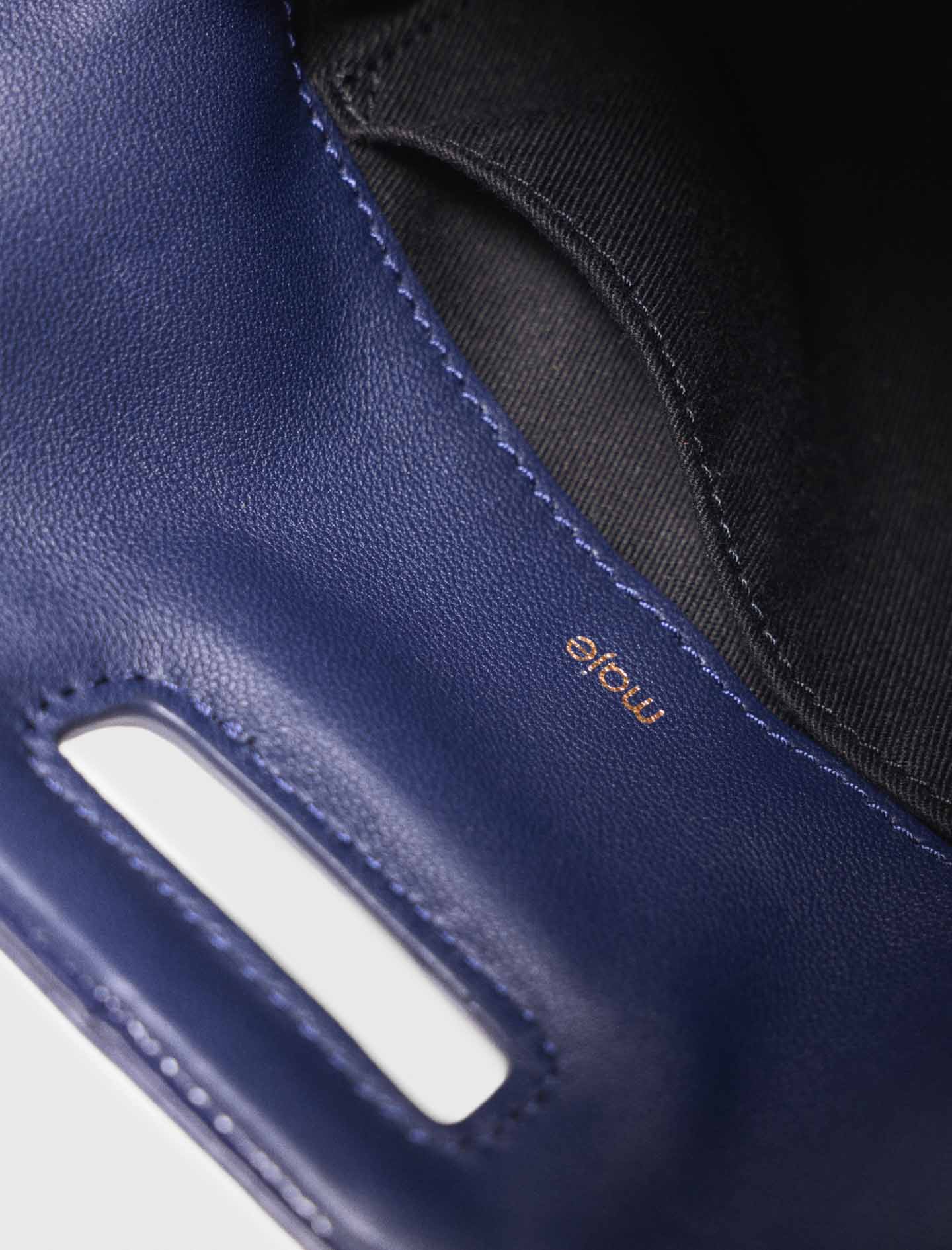 Naplak leather Miss M Mini bag - Navy