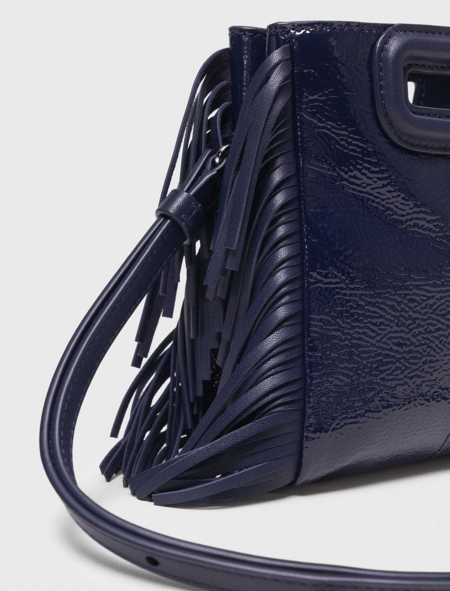 Naplak leather M Mini bag - Navy