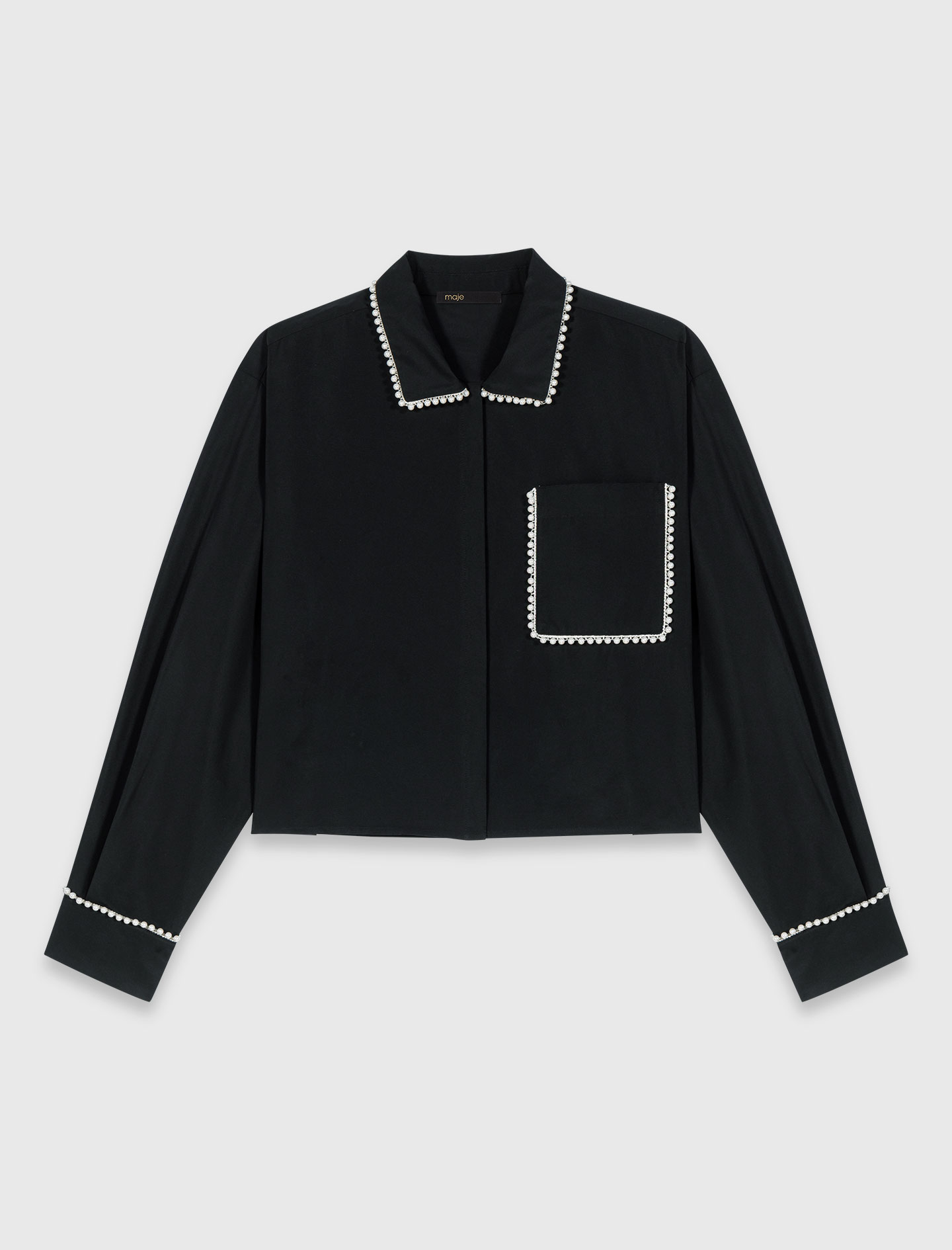 Taffeta shirt - Black