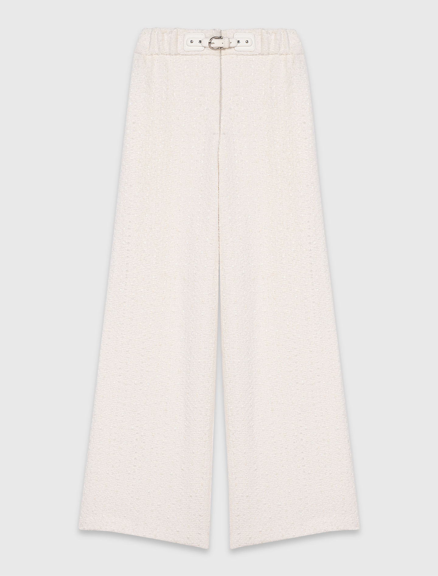 Wide leg trousers - Ecru