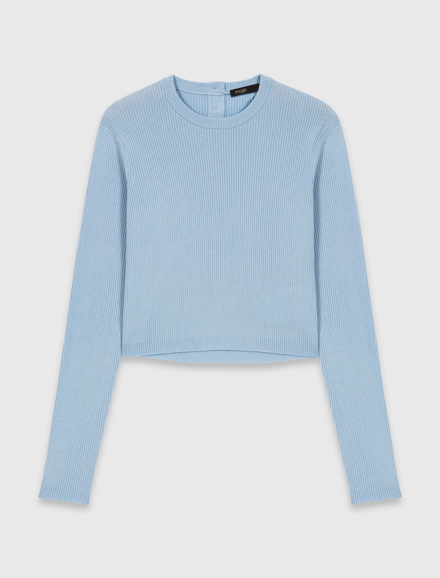 Jumper with jewelled buttons - Blue