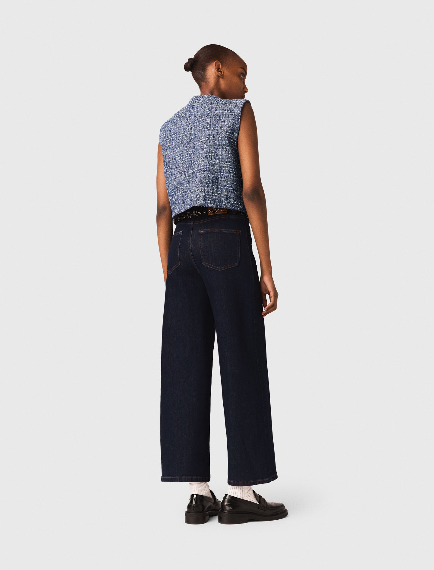 Tweed waistcoat - Blue