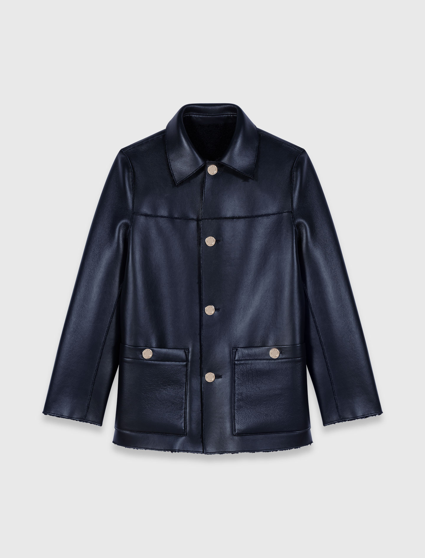 Reversible faux shearling - Navy