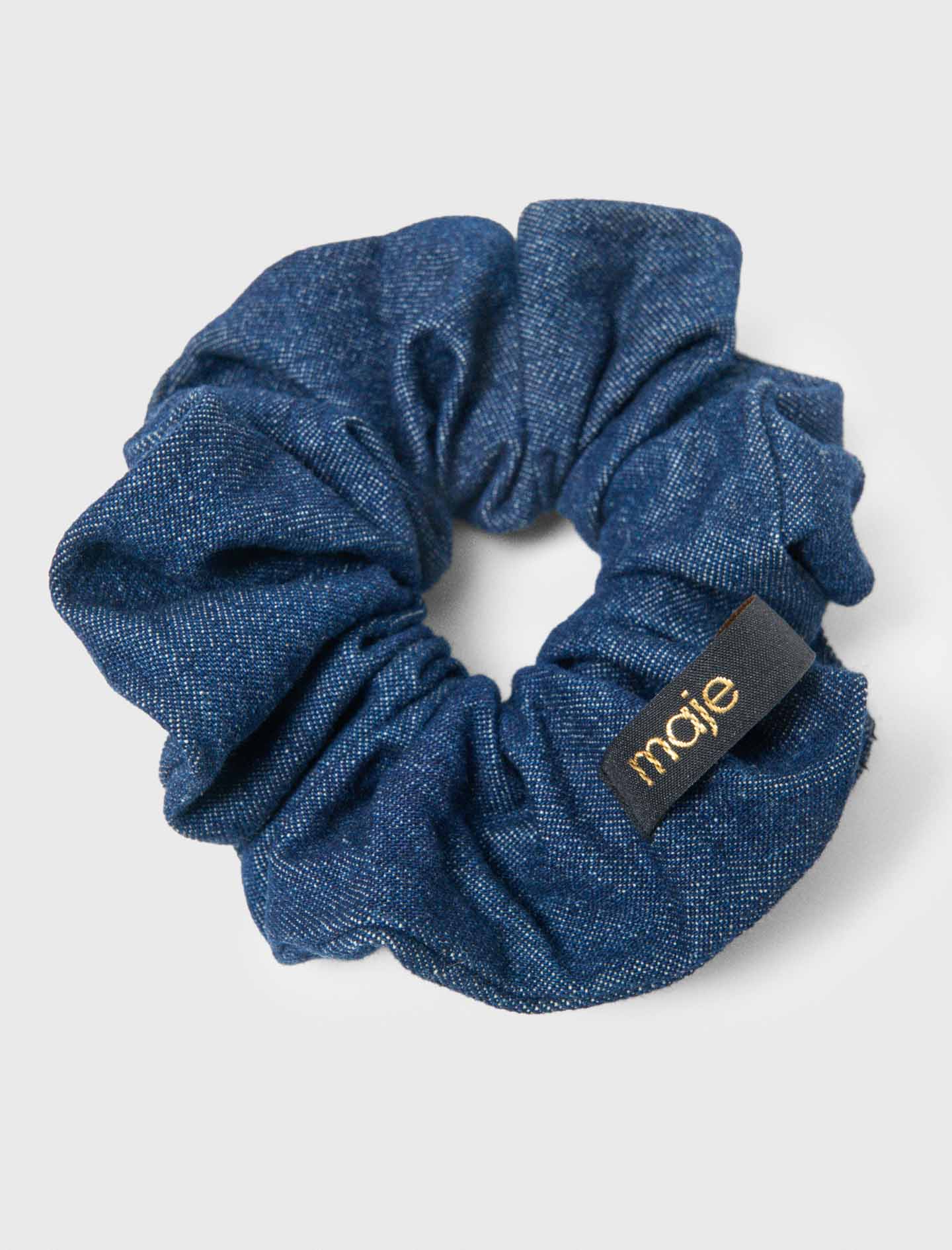Denim scrunchie - Navy