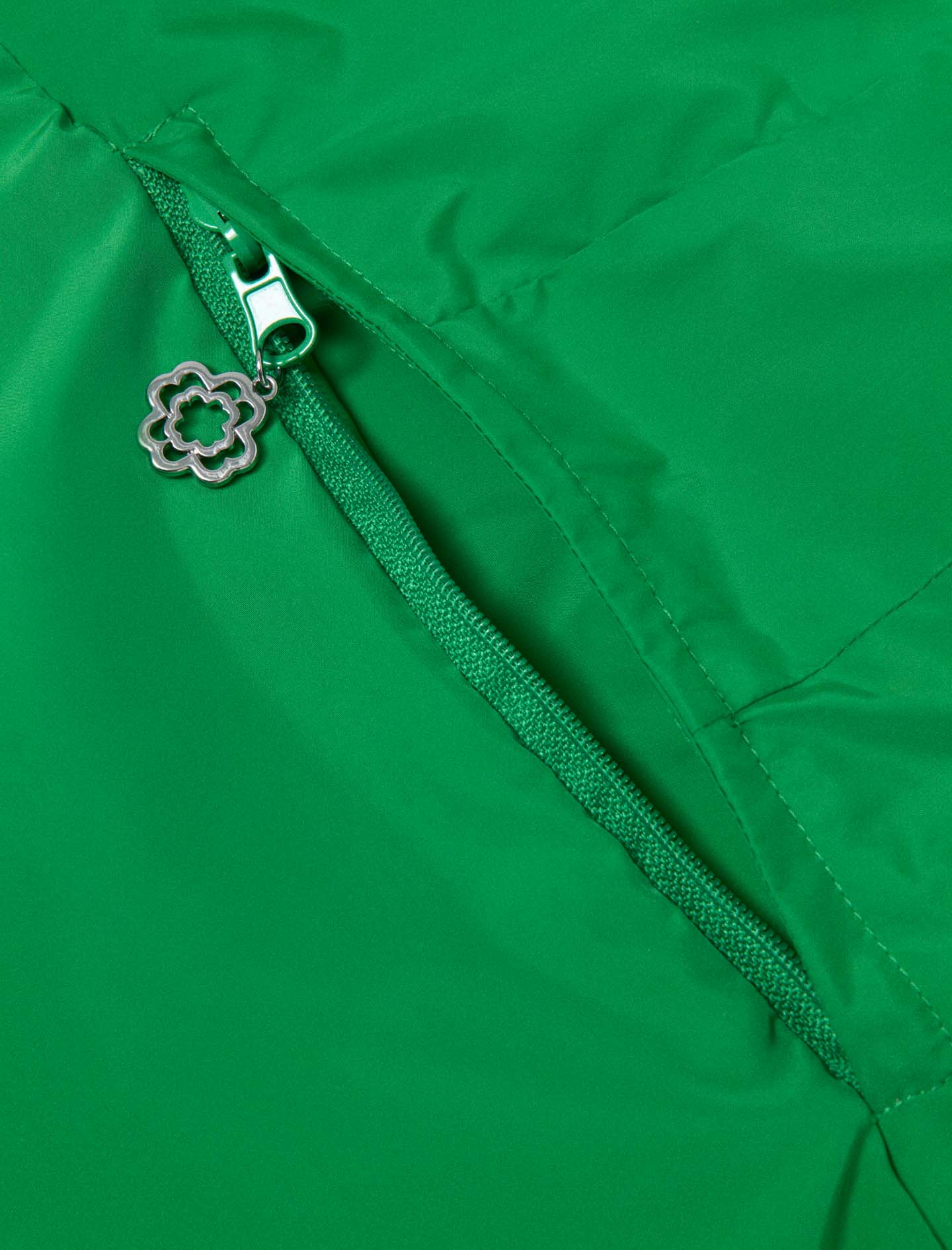 Tie up waterproof hood - Green
