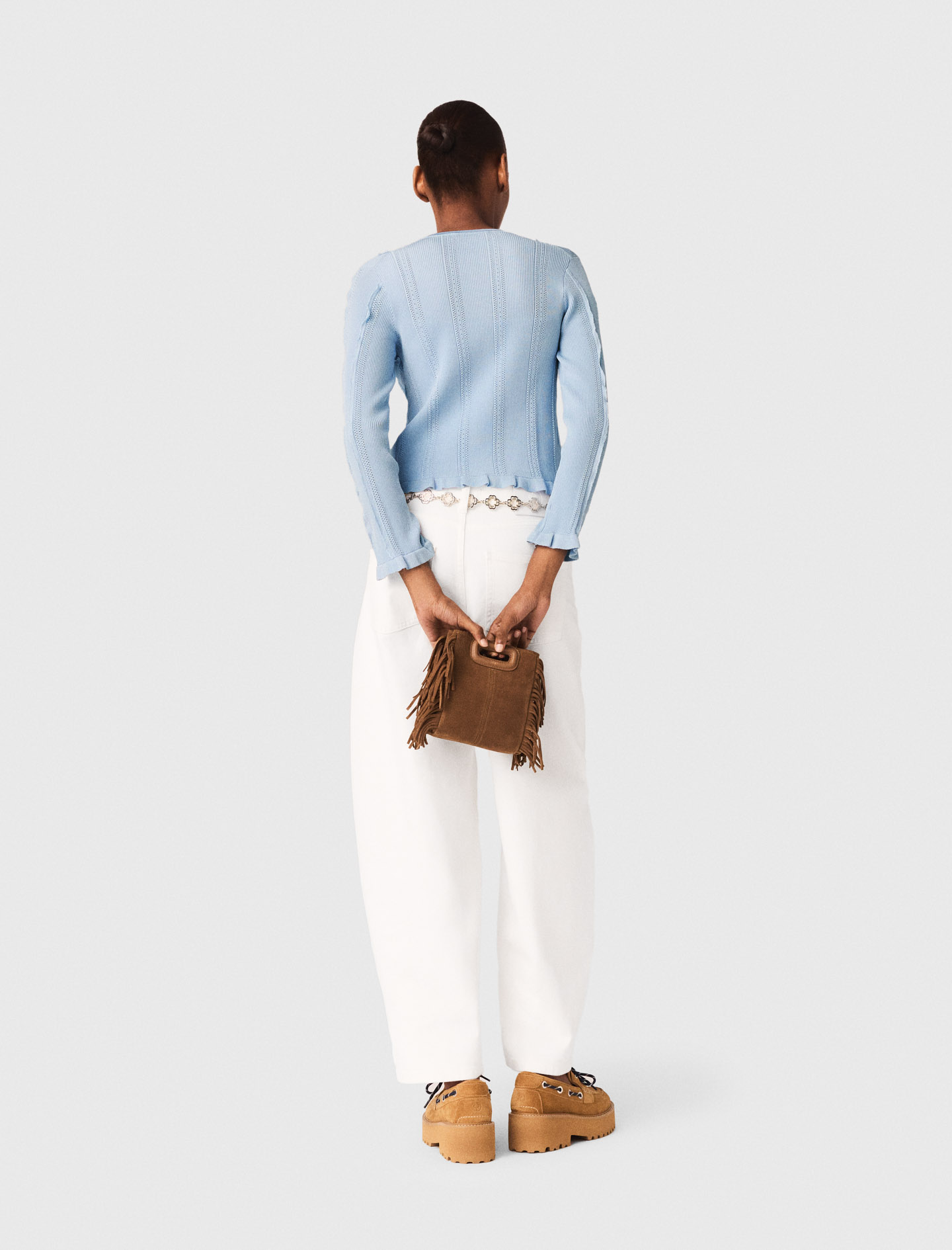 2 in 1 cardigan - Blue