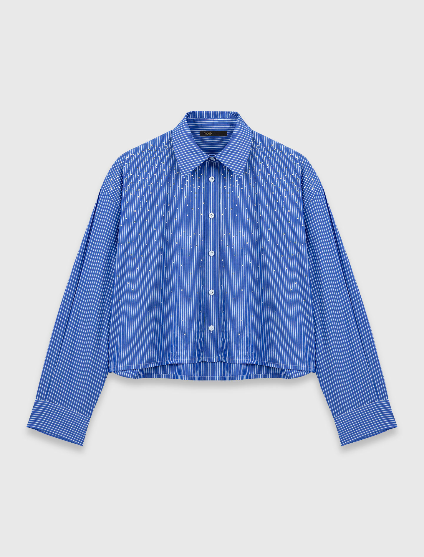 Shirt with removable handkerchief - Blue