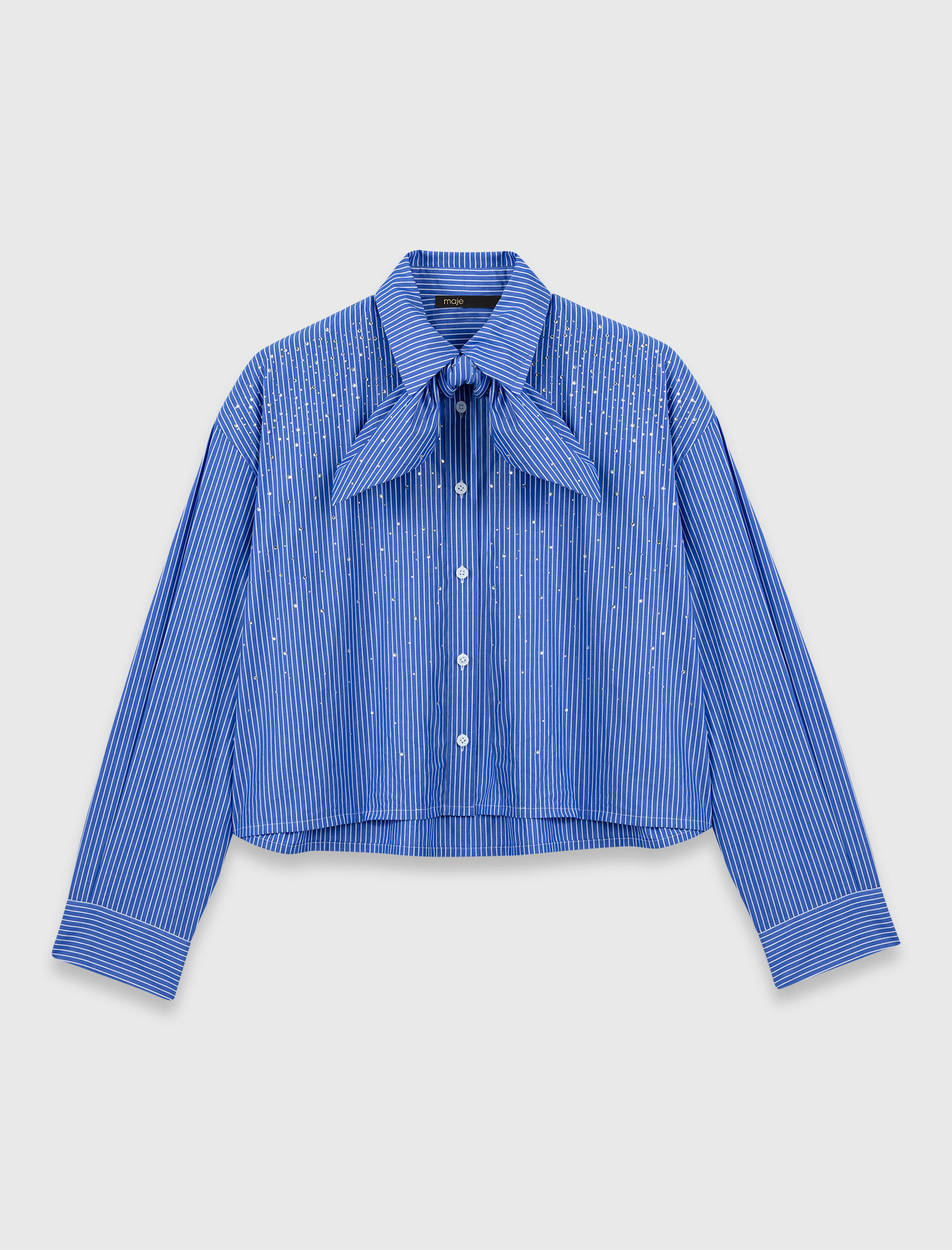 Shirt with removable handkerchief - Blue