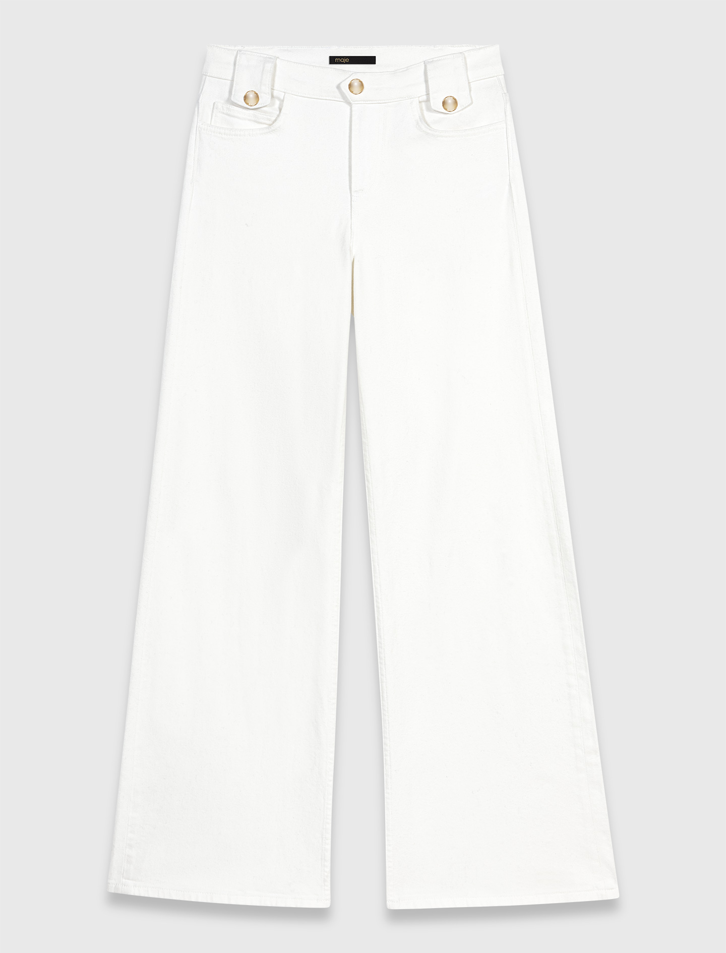 Flared jeans - White