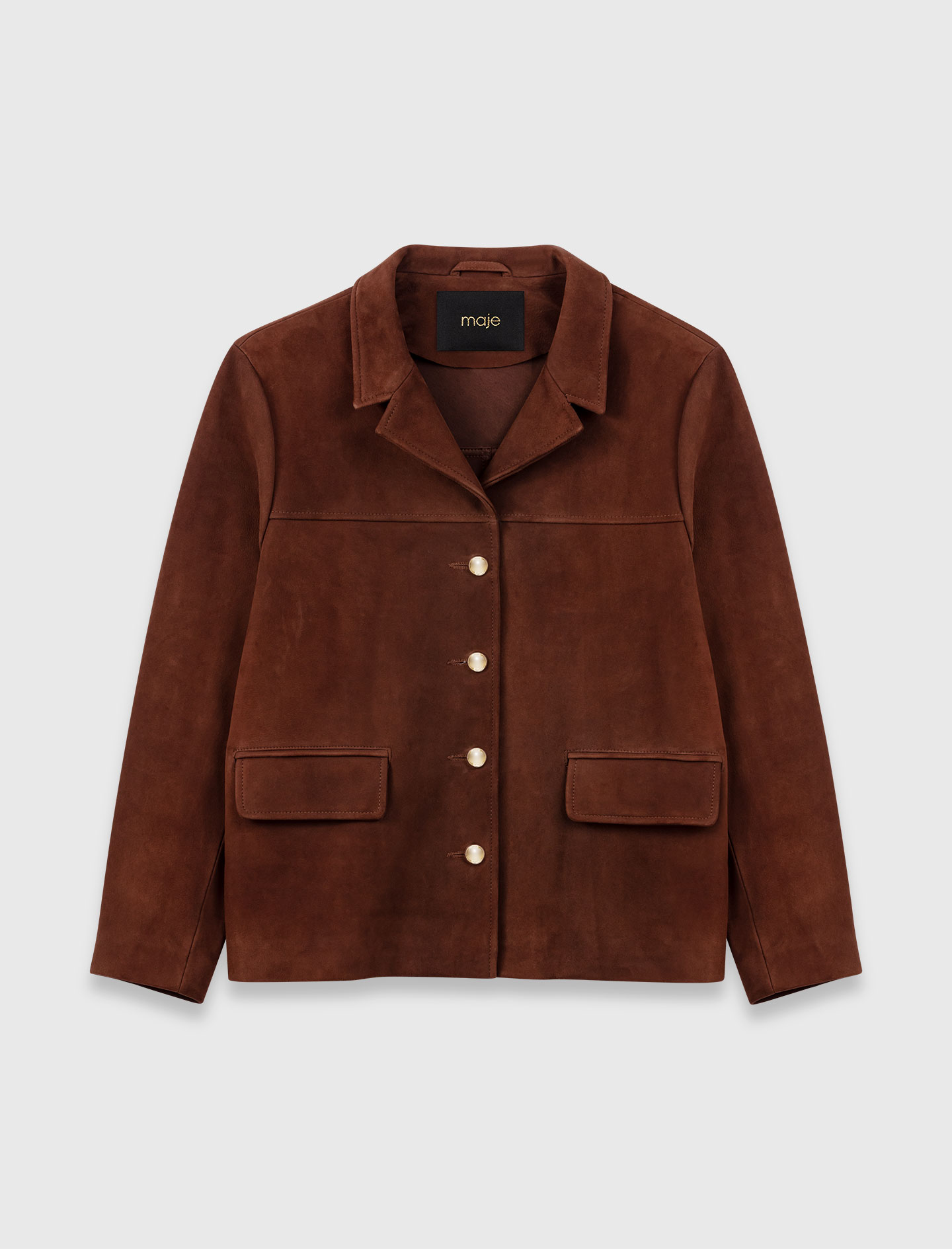 Suede jacket - Brown
