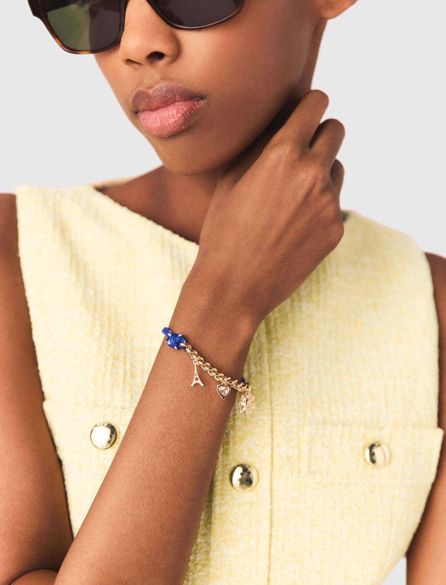 Marine cord chain bracelet - Gold