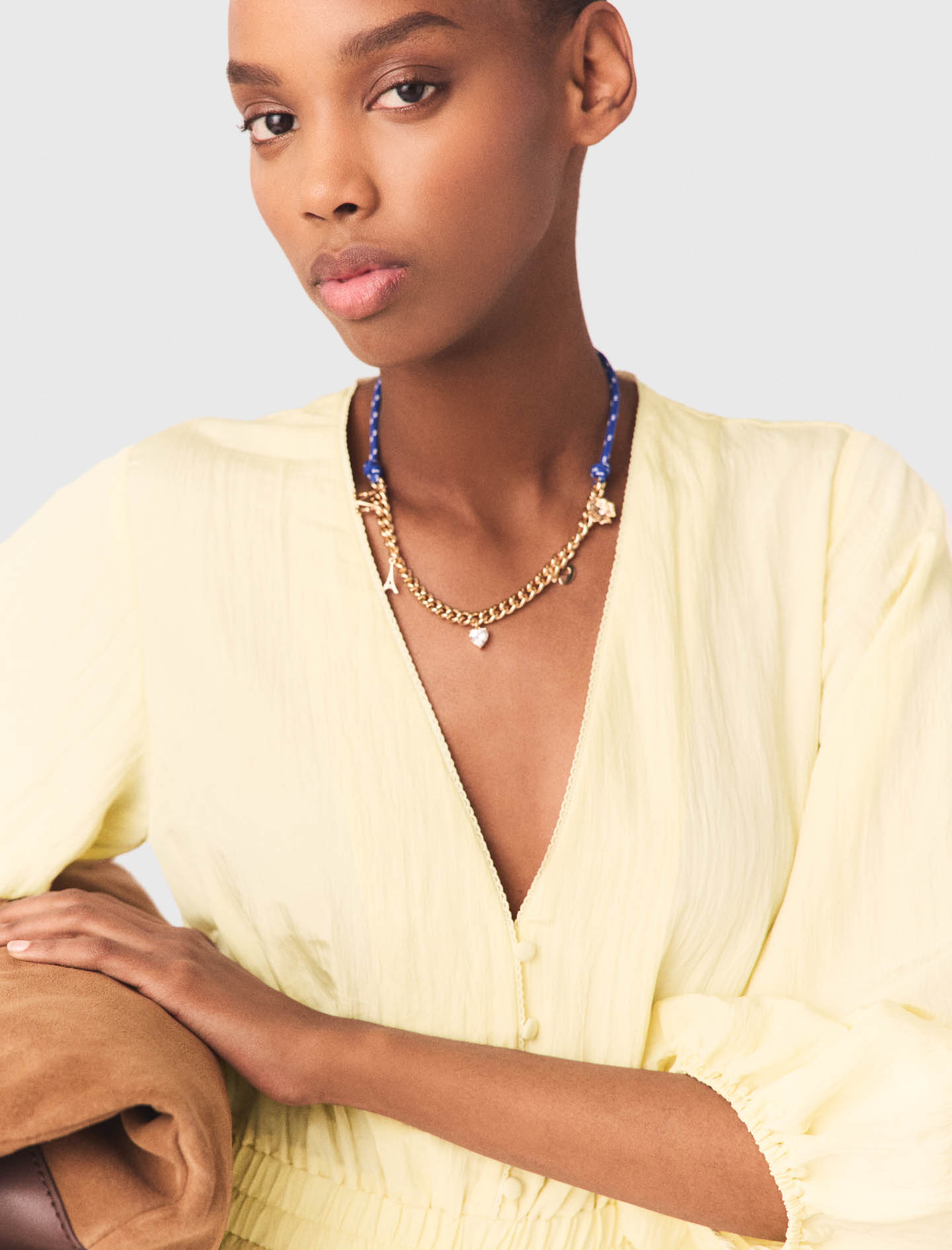 Sailor rope chain necklace - Gold