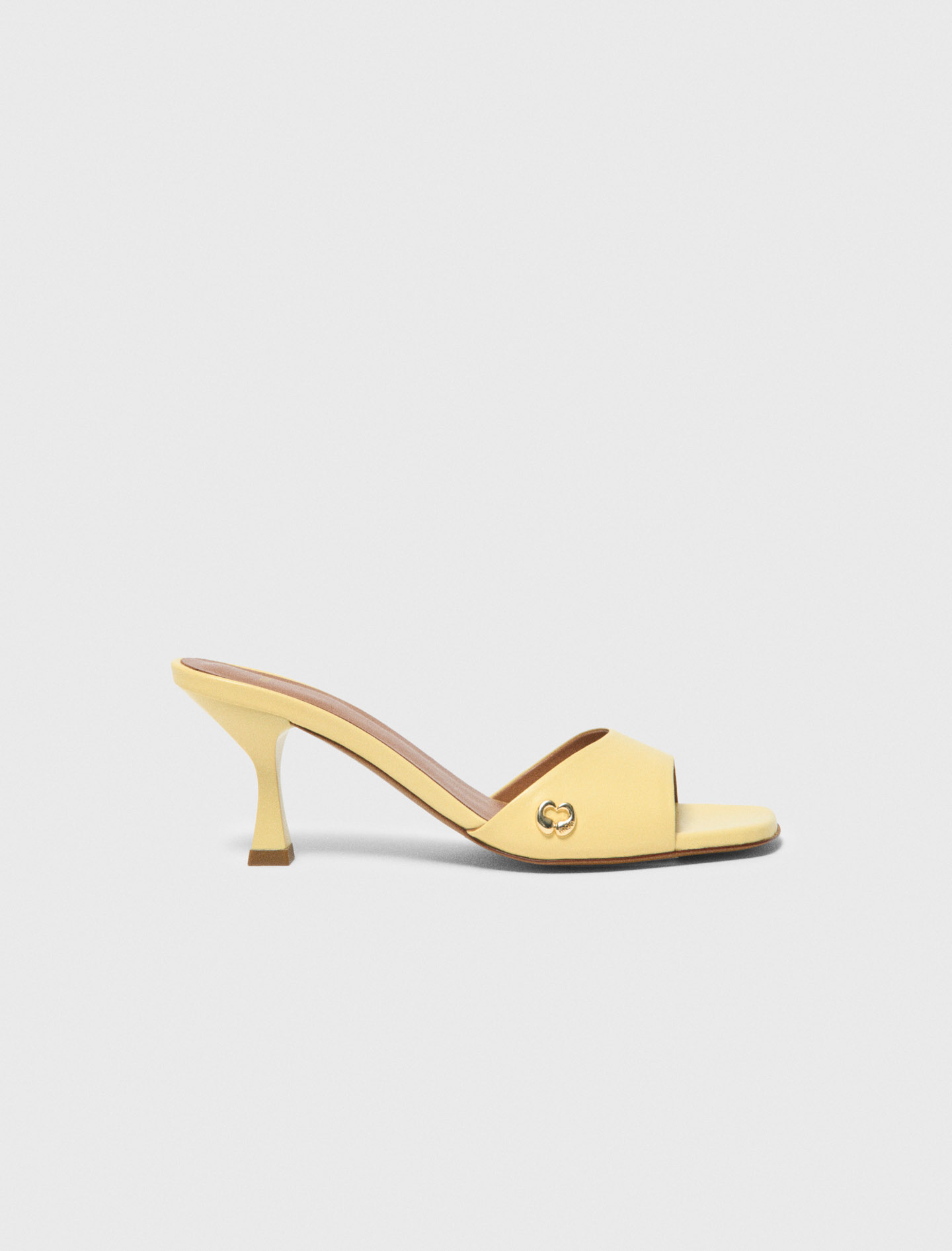 Leather mules - Yellow
