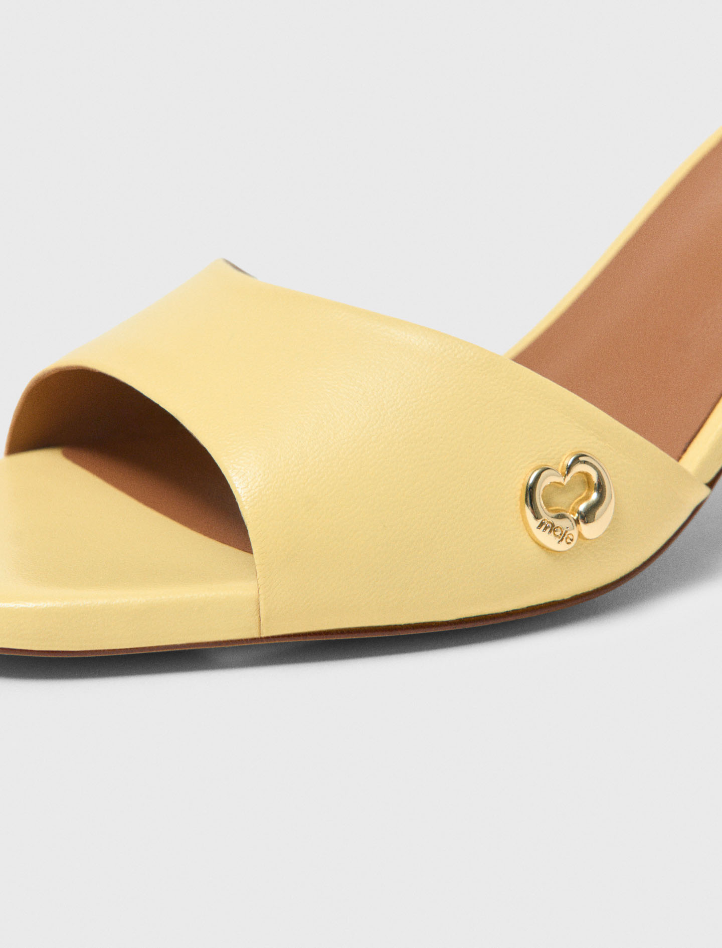 Leather mules - Yellow